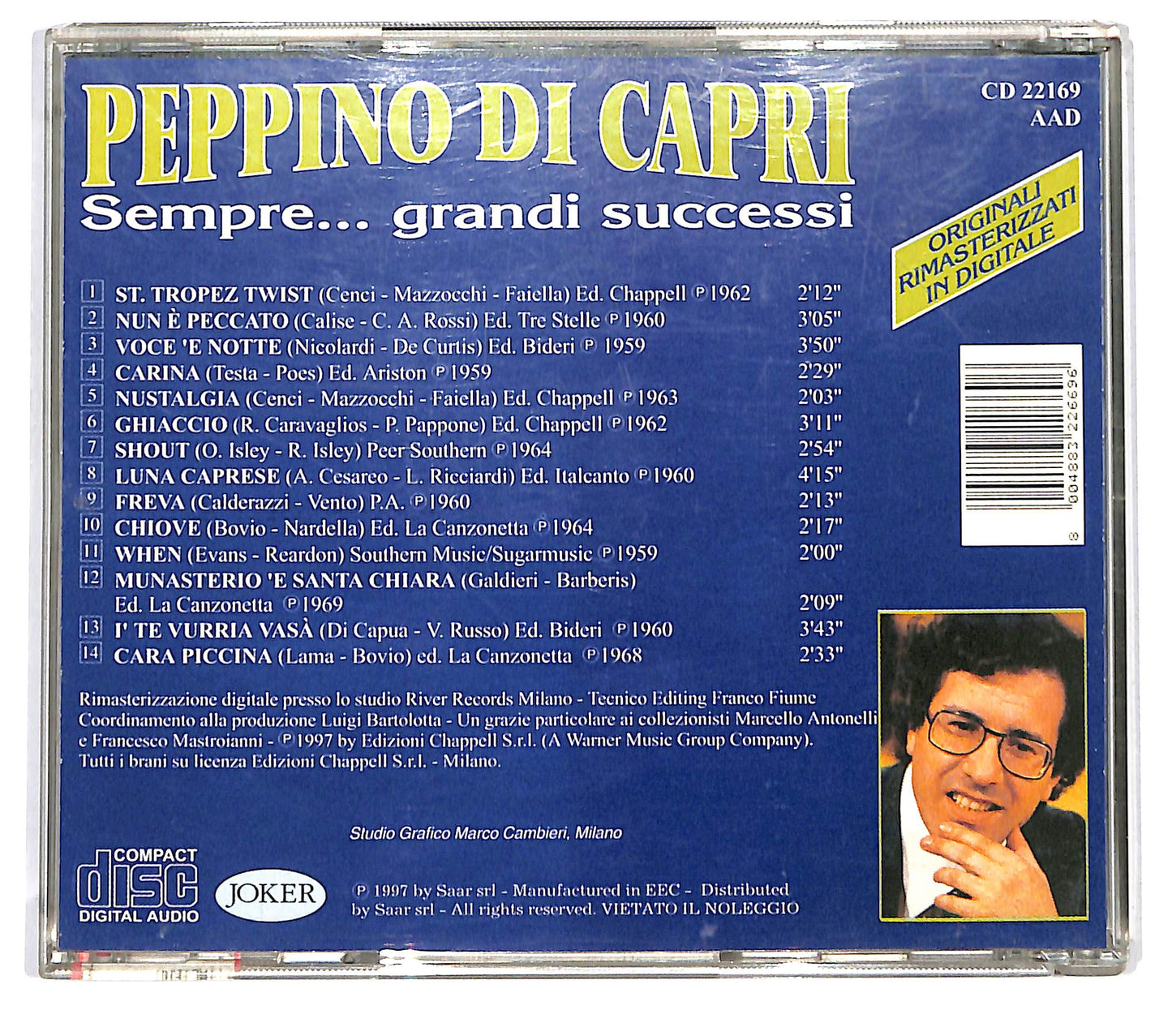 EBOND Peppino Di Capri - Sempre...Grandi Successi CD CD126554