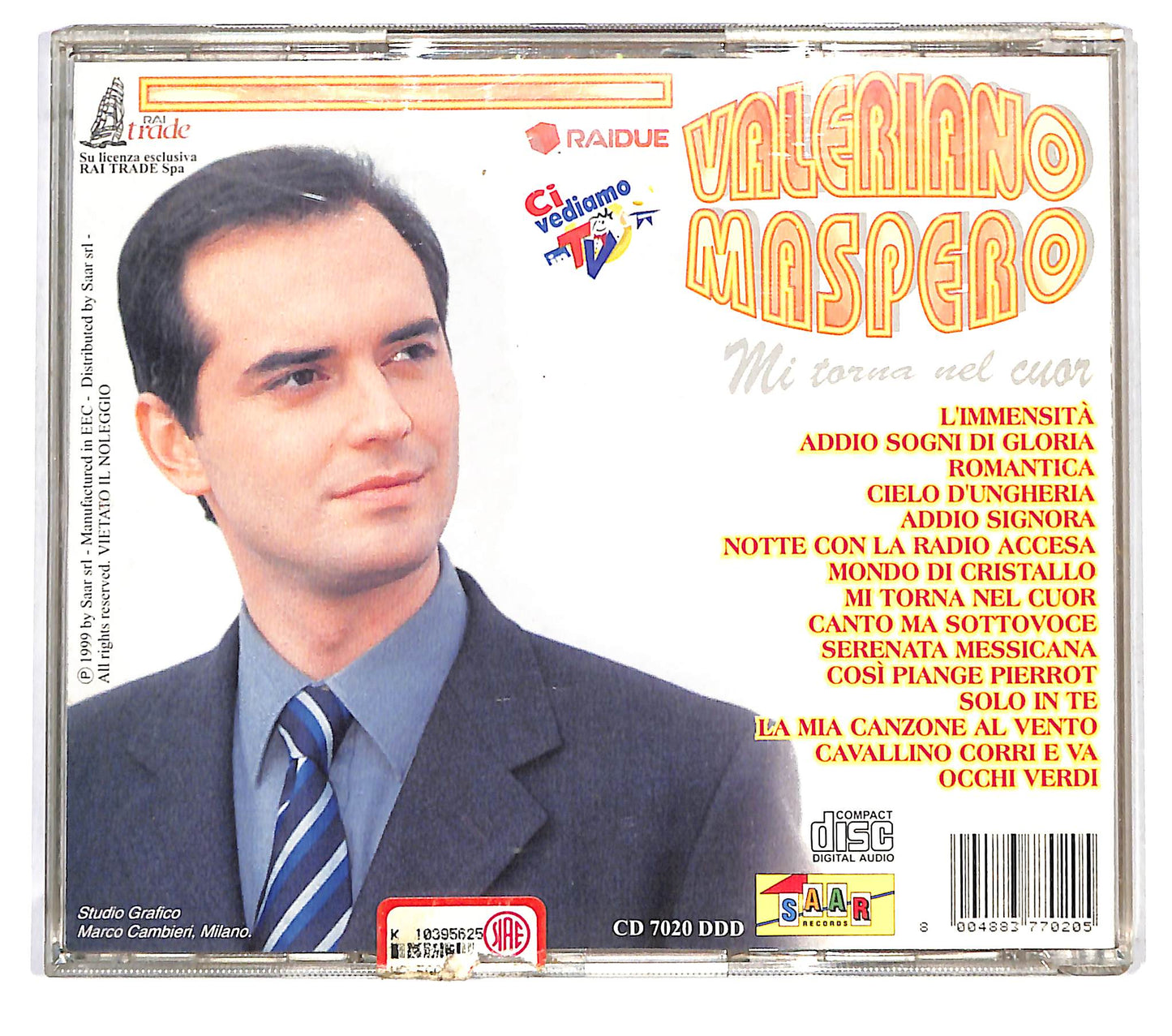 EBOND Valeriano Maspero - Mi Torna Nel Cuor CD CD126560