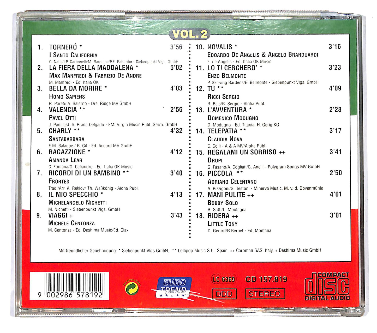 EBOND Various - Ti Amo Vol. 2 CD CD126608