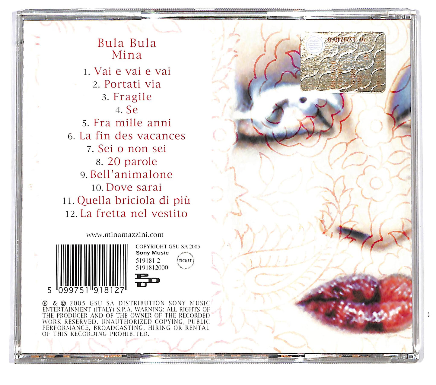 EBOND Mina - Bula Bula CD CD126643