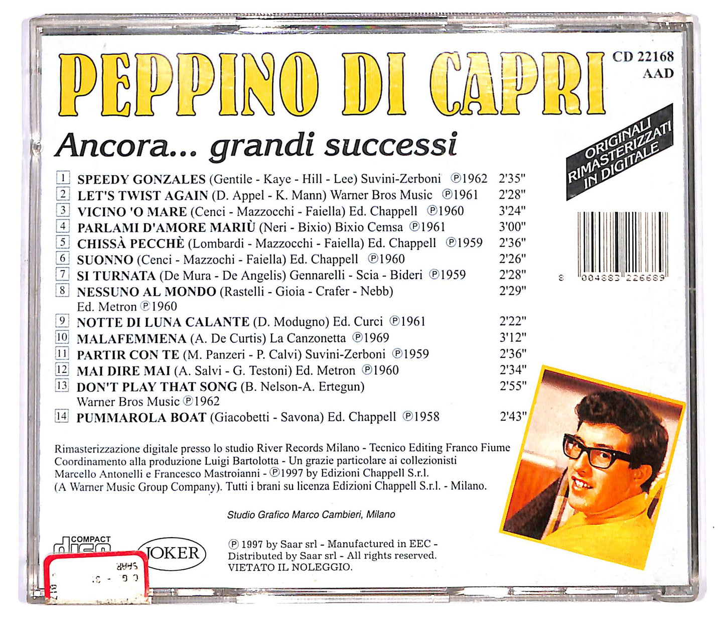 EBOND Peppino Di Capri - Ancora...Grandi Successi CD CD126650