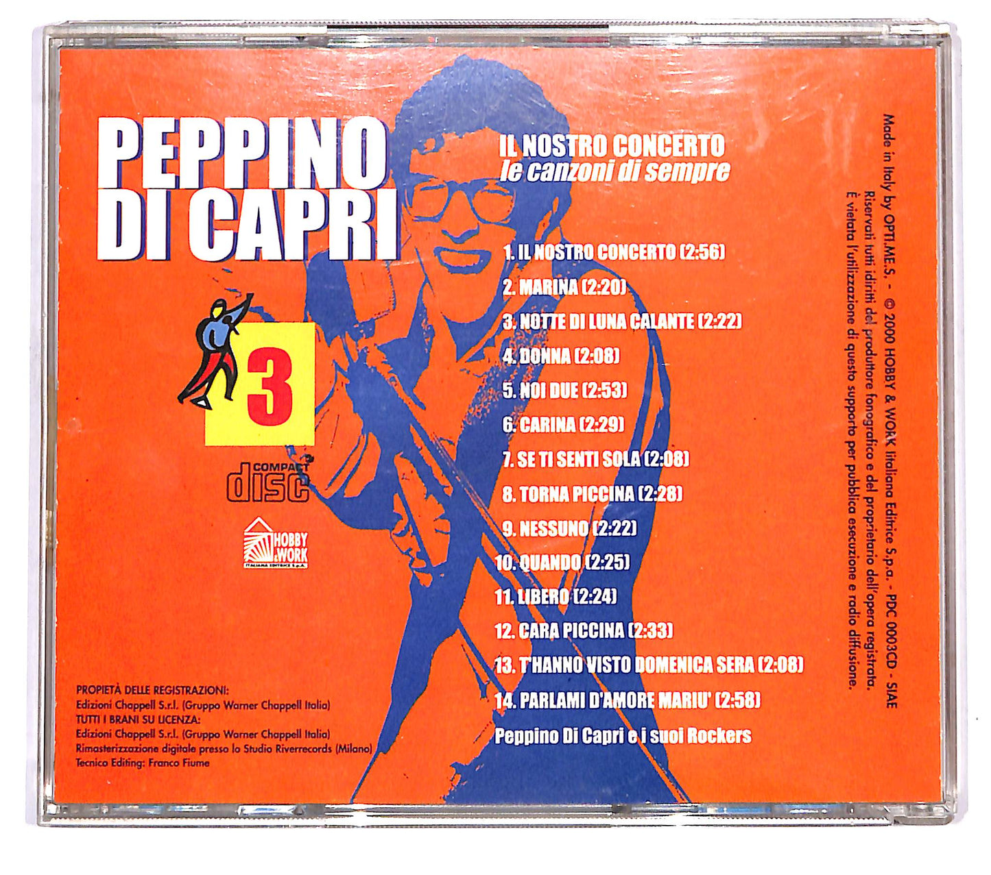 EBOND Peppino Di Capri - Il Nostro Concerto - Le Canzoni Di Sempre CD CD126651