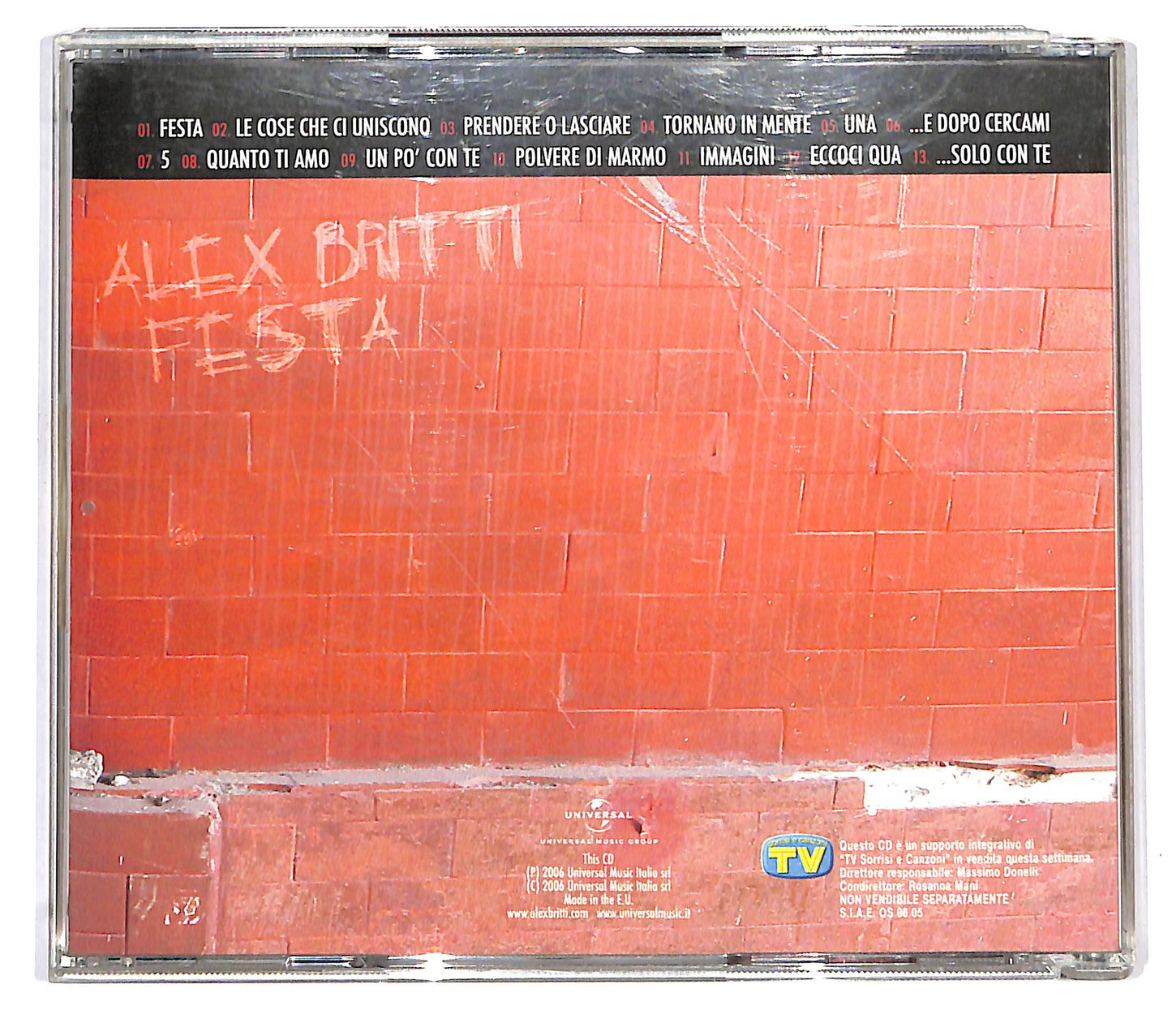 EBOND Alex Britti - Festa EDITORIALE CD CD126703