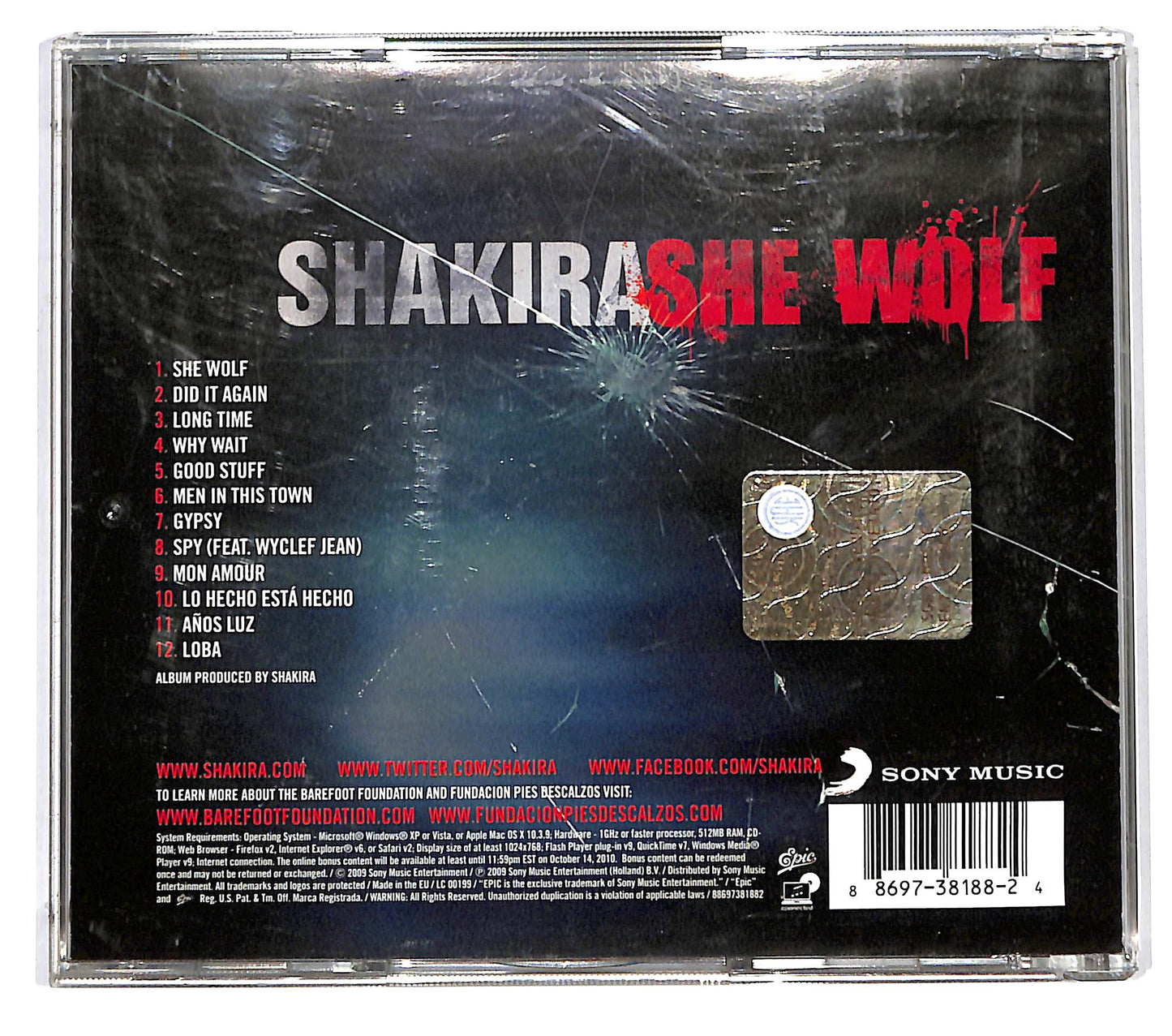 EBOND Shakira - She Wolf CD CD126822