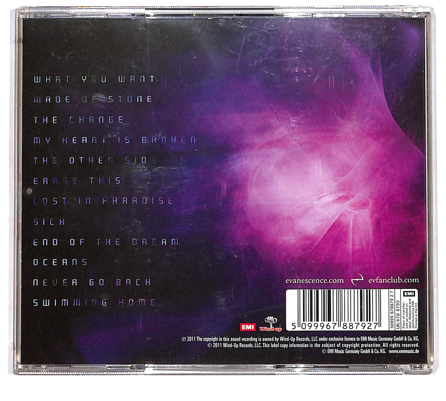 EBOND Evanescence - Evanescence CD CD126928
