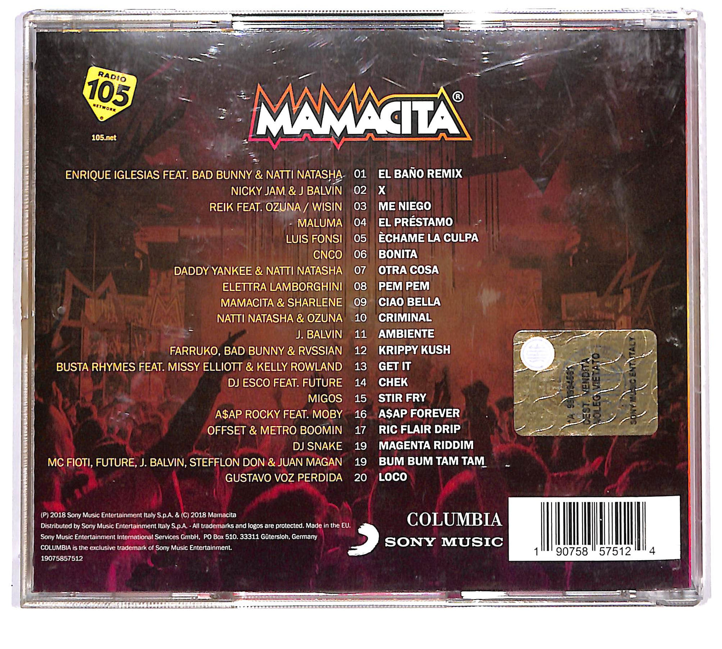 EBOND Various - Mamacita (Hip Hop & Reggaeton #4) CD CD126940