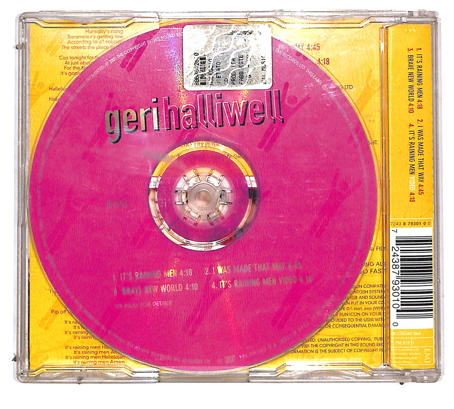EBOND Geri Halliwell - It's Raining Men CD CD127001