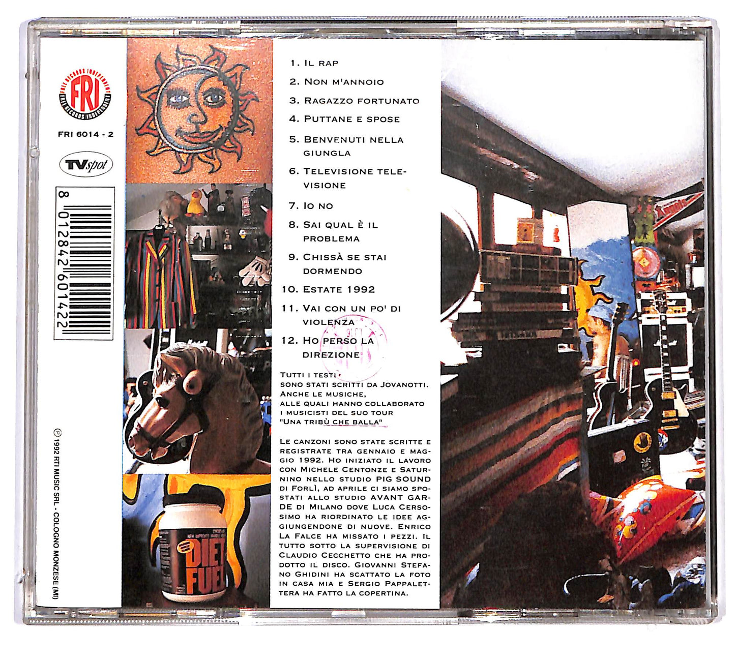 EBOND Jovanotti - Lorenzo 1992 CD CD127003