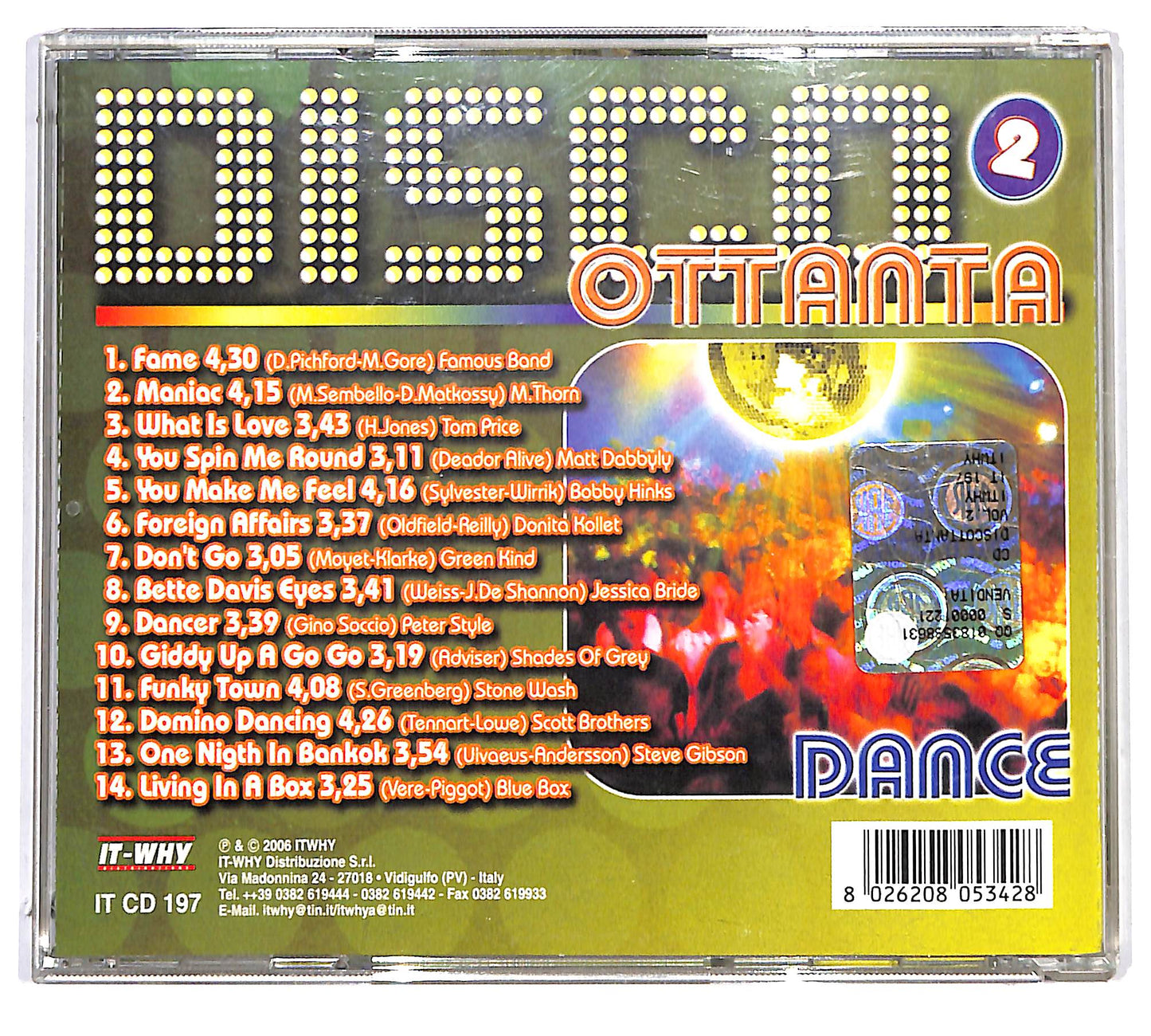 EBOND Various - Disco Dance Ottanta 2 CD CD127021