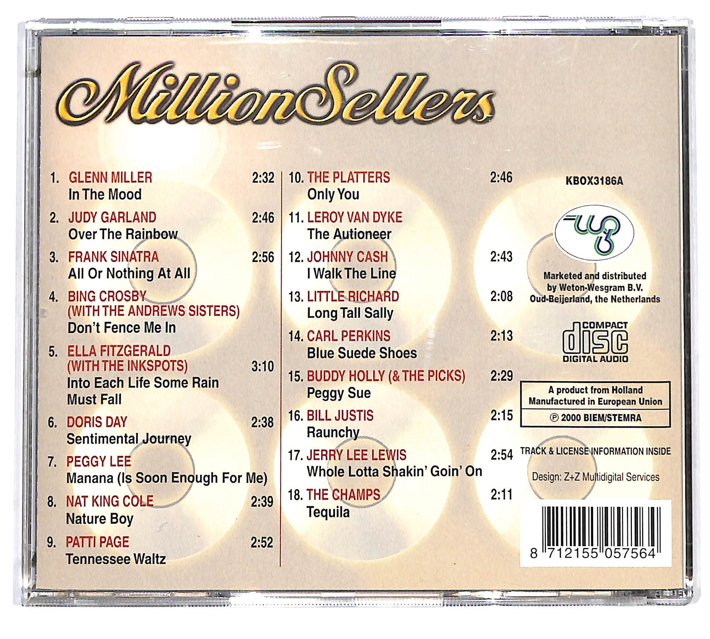 EBOND Various - Million Sellers Vol A CD CD127061