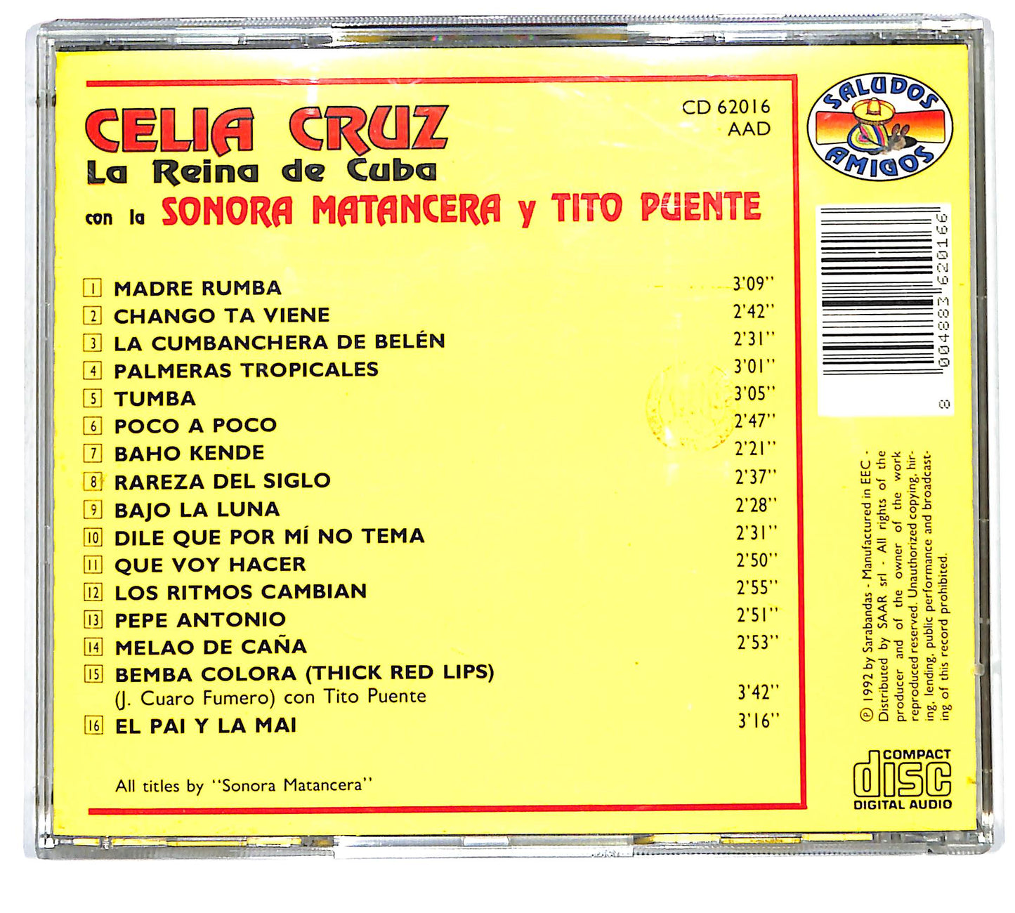 EBOND Celia Cruz - La Reina De Cuba CD CD127112