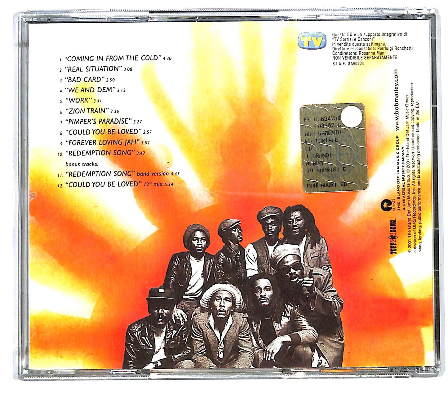 EBOND Bob Marley & The Wailers - Uprising EDITORIALE CD CD127121