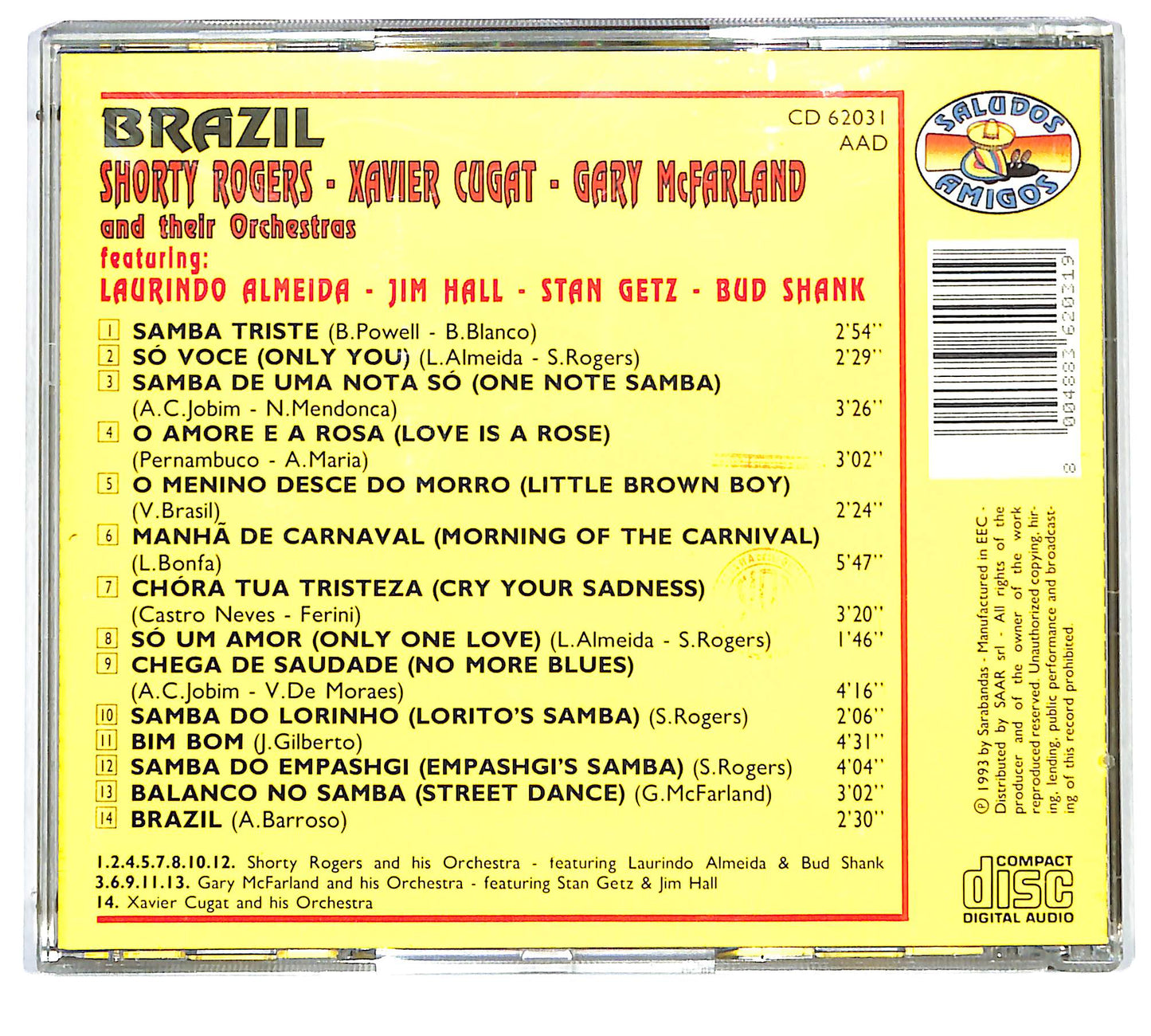 EBOND Various - Brazil - Shorty Rogers, Xavier Cugat CD CD127136