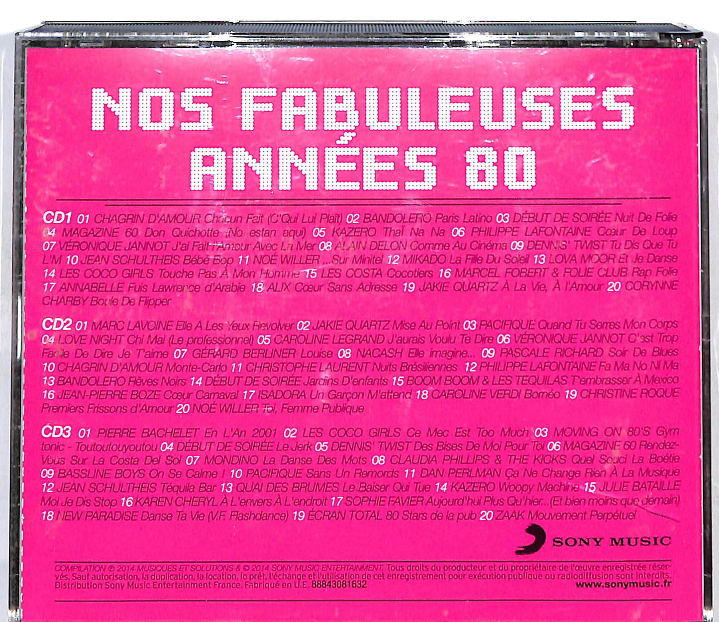 EBOND Various - Nos Fabuleuses Annees 80 CD CD127226