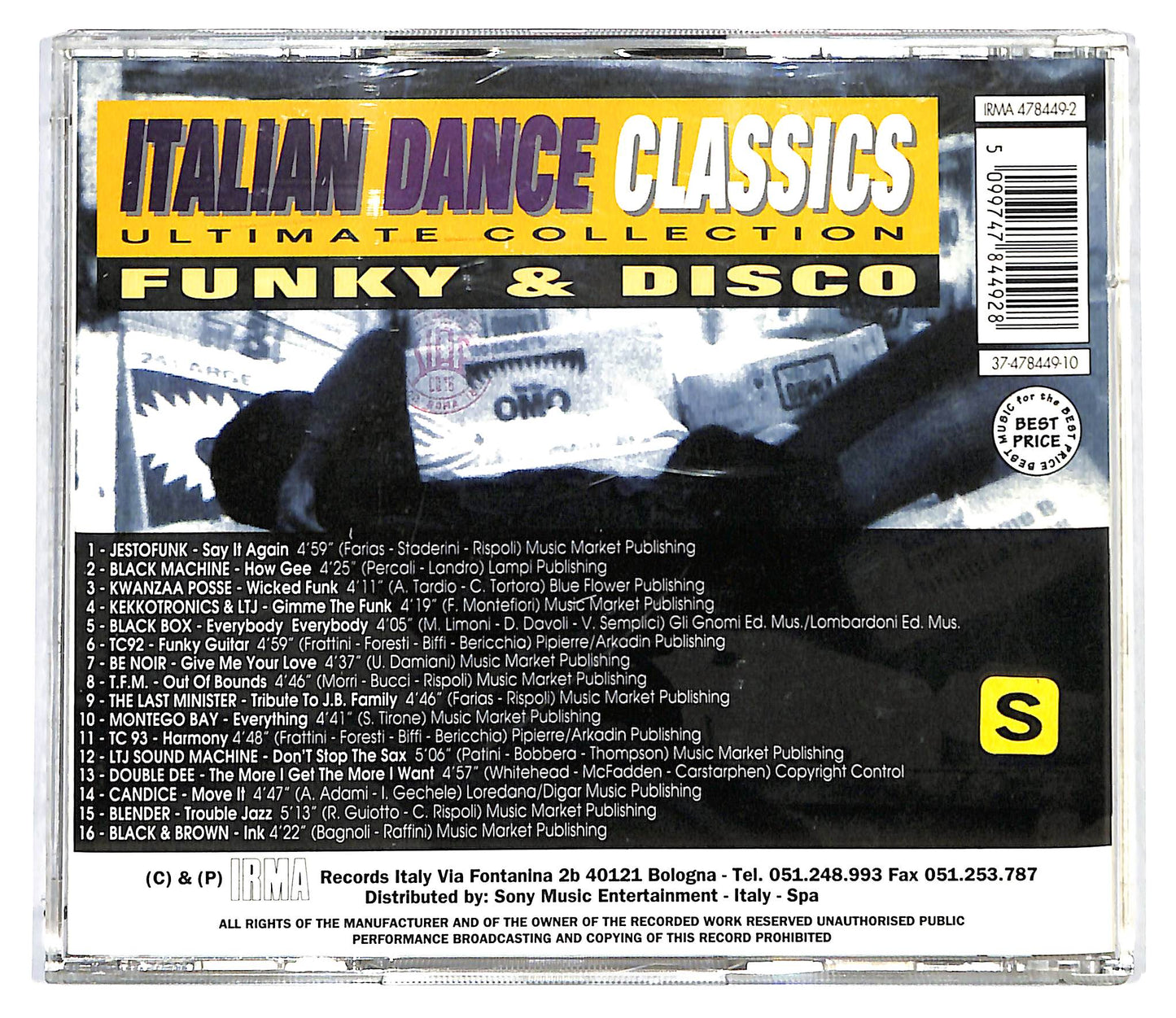 EBOND Various - Italian Dance Classics - Funky And Disco CD CD127229