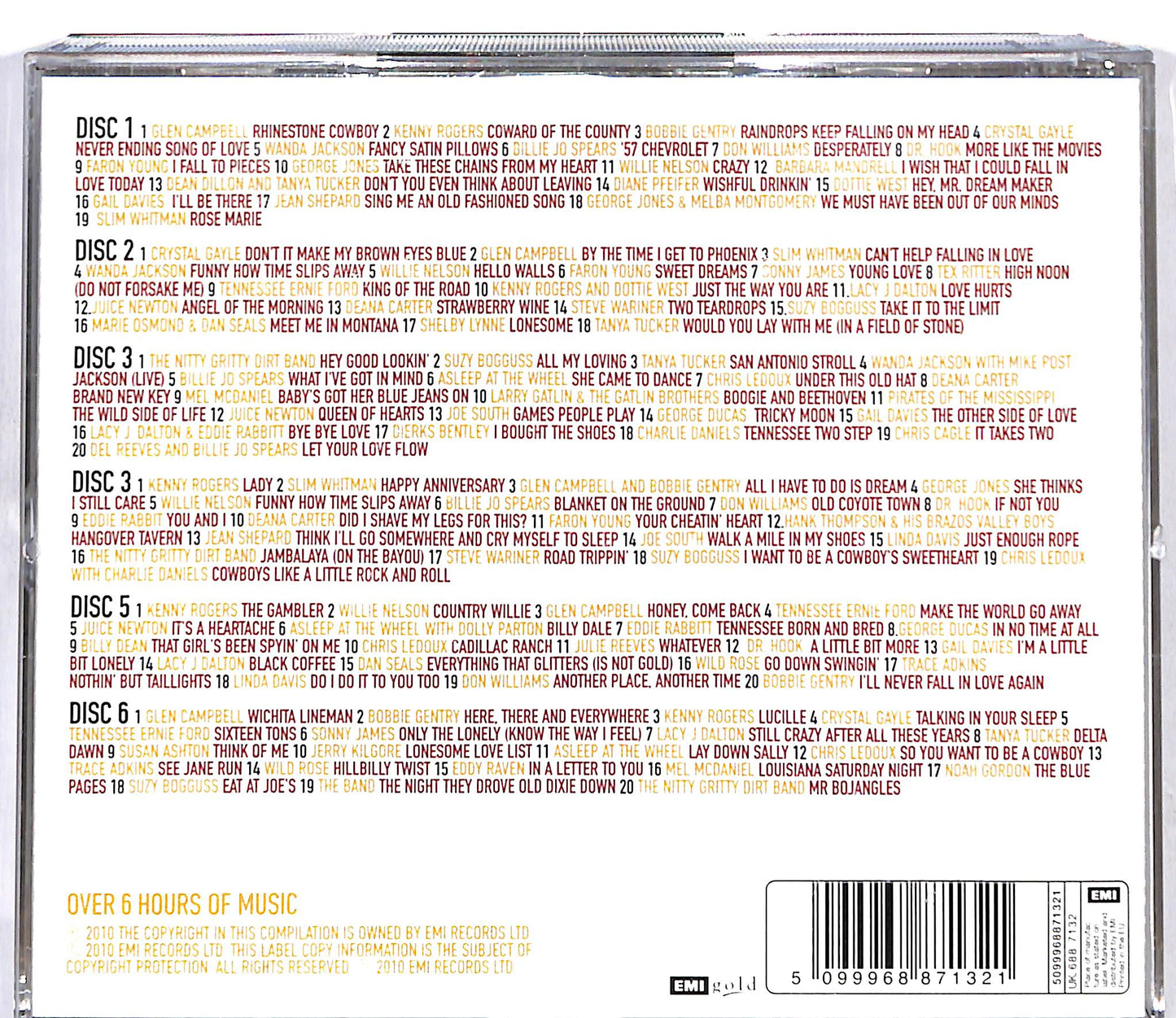 EBOND Various - Country - 116 Original Hits CD CD127248