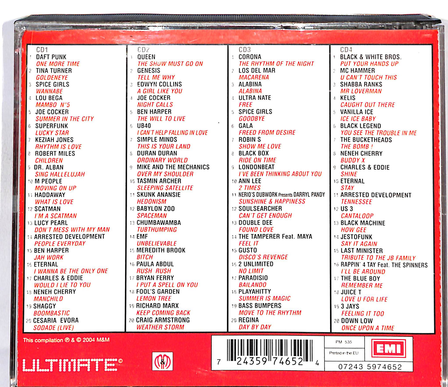 EBOND Various - Ultimate 90 - Les Plus Grands Tubes Des Annees 90 CD CD127301