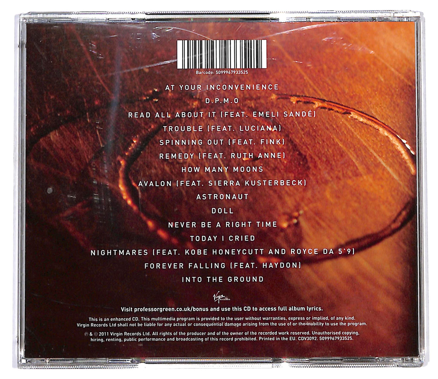 EBOND Professor Green - At Your Inconvenience CD CD127325