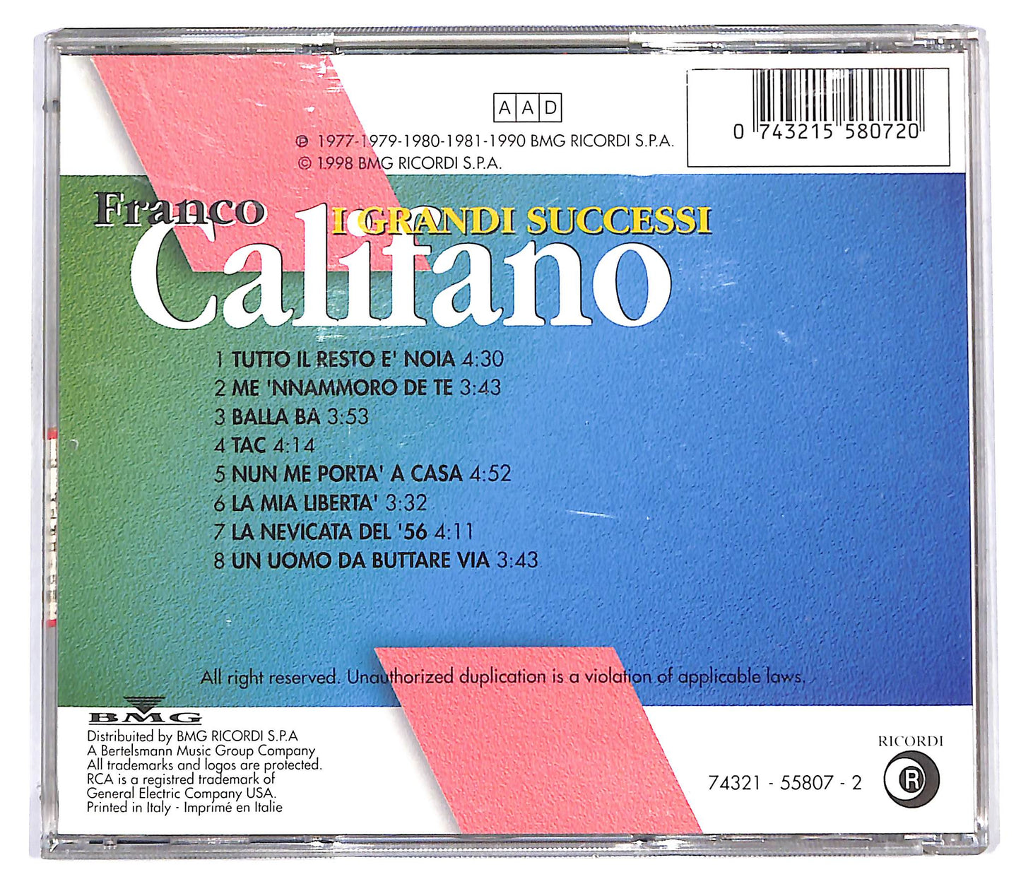 EBOND Franco Califano - I Grandi Successi CD CD127336
