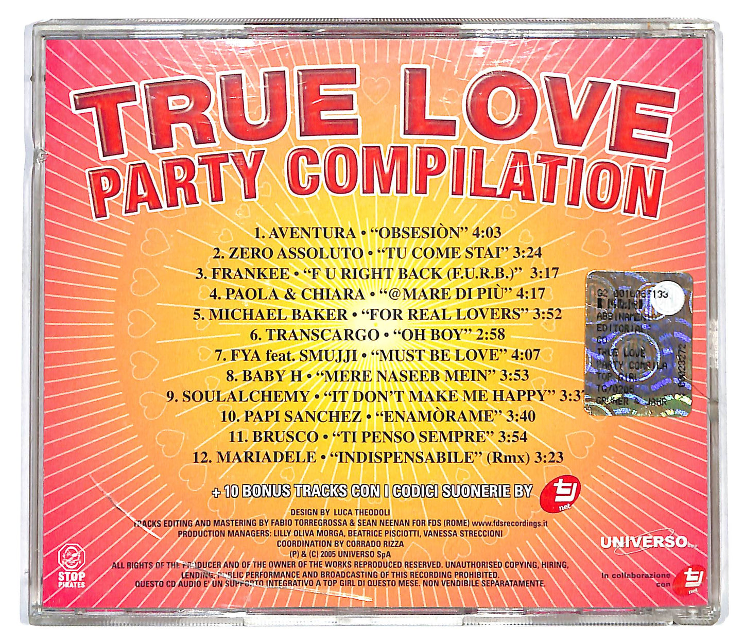 EBOND True Love Party Compilation CD CD127346