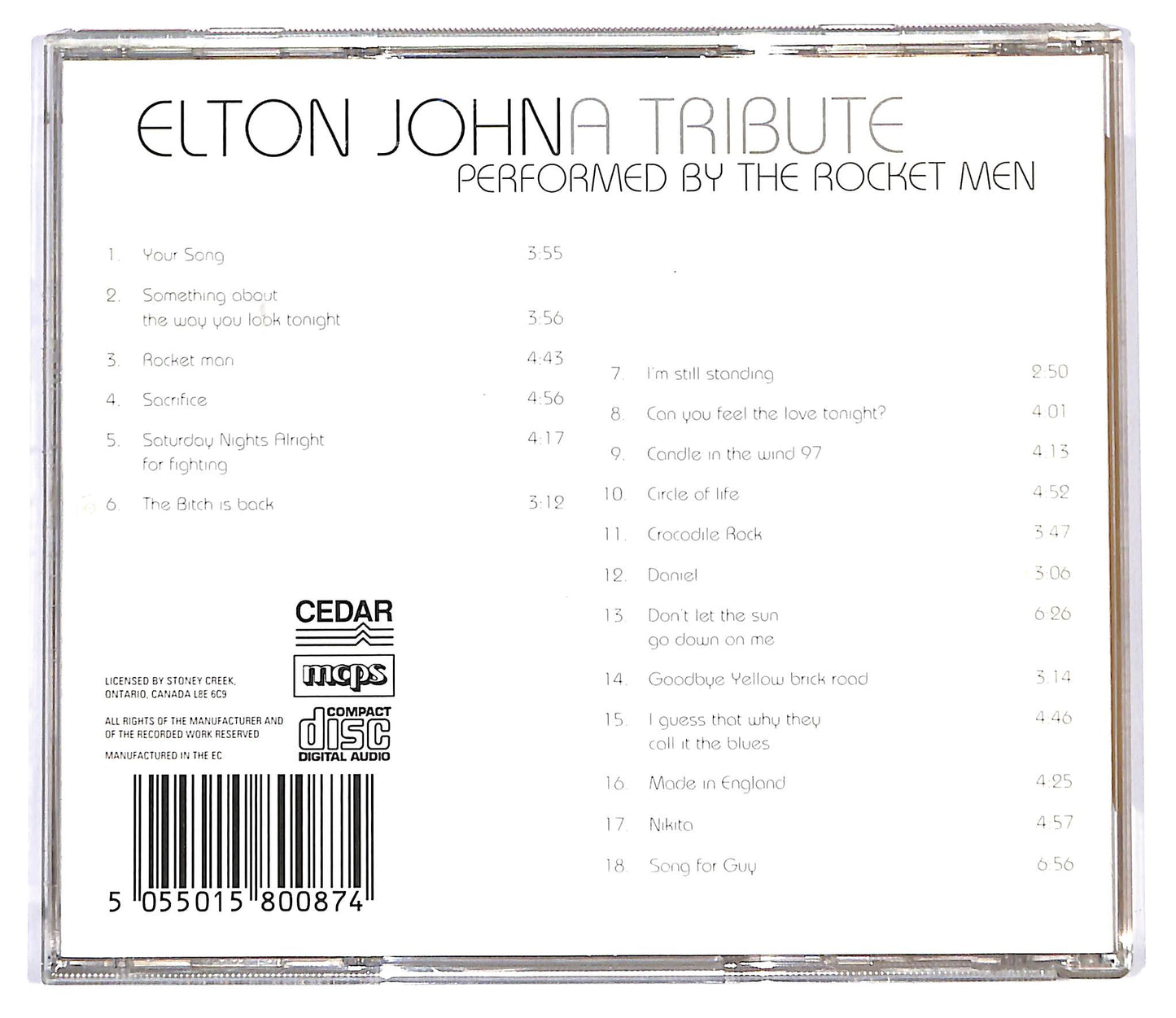 EBOND Elton John a Tribute - Performed By The Rocket Men CD CD127358