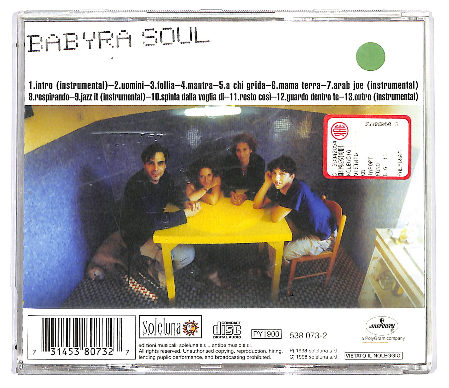 EBOND Babyra Soul - Presenta Babyra Soul CD CD127406