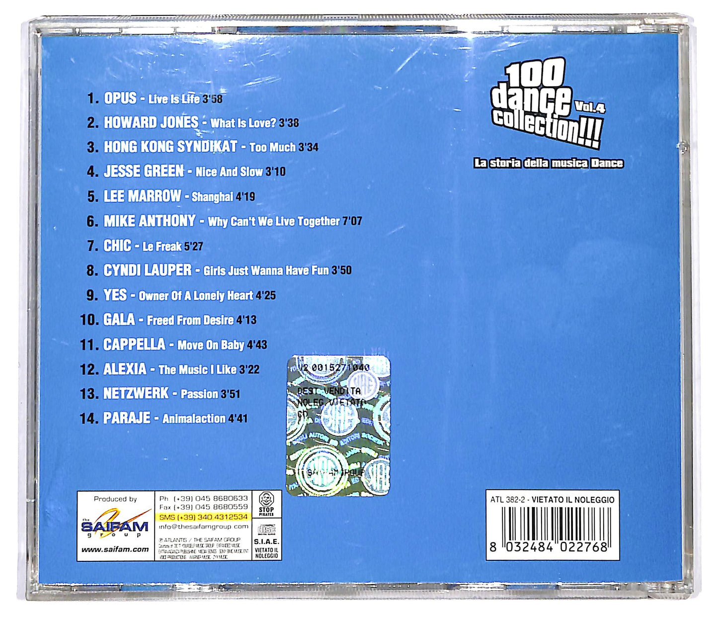 EBOND 100 Dance Collection!!! Vol.4 - La Storia Della Musica Dance CD CD127408