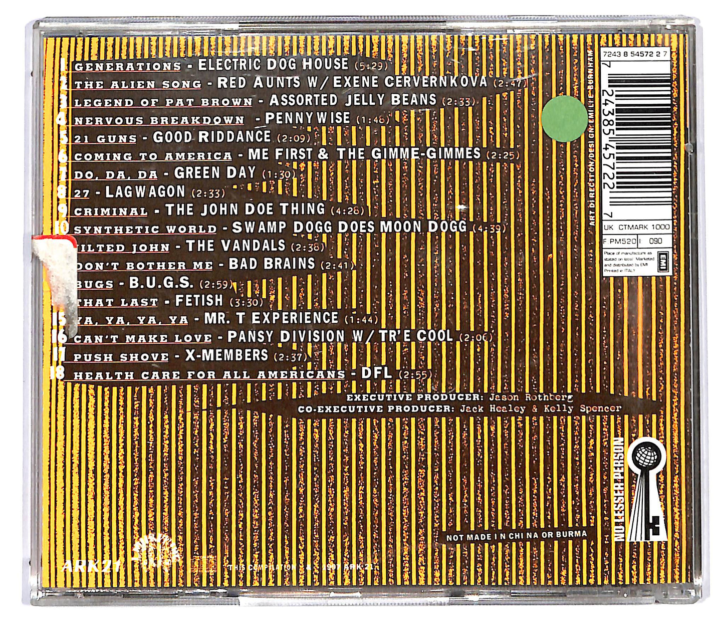 EBOND Various - Generations I - A Punk Look At Human Rights CD CD127435