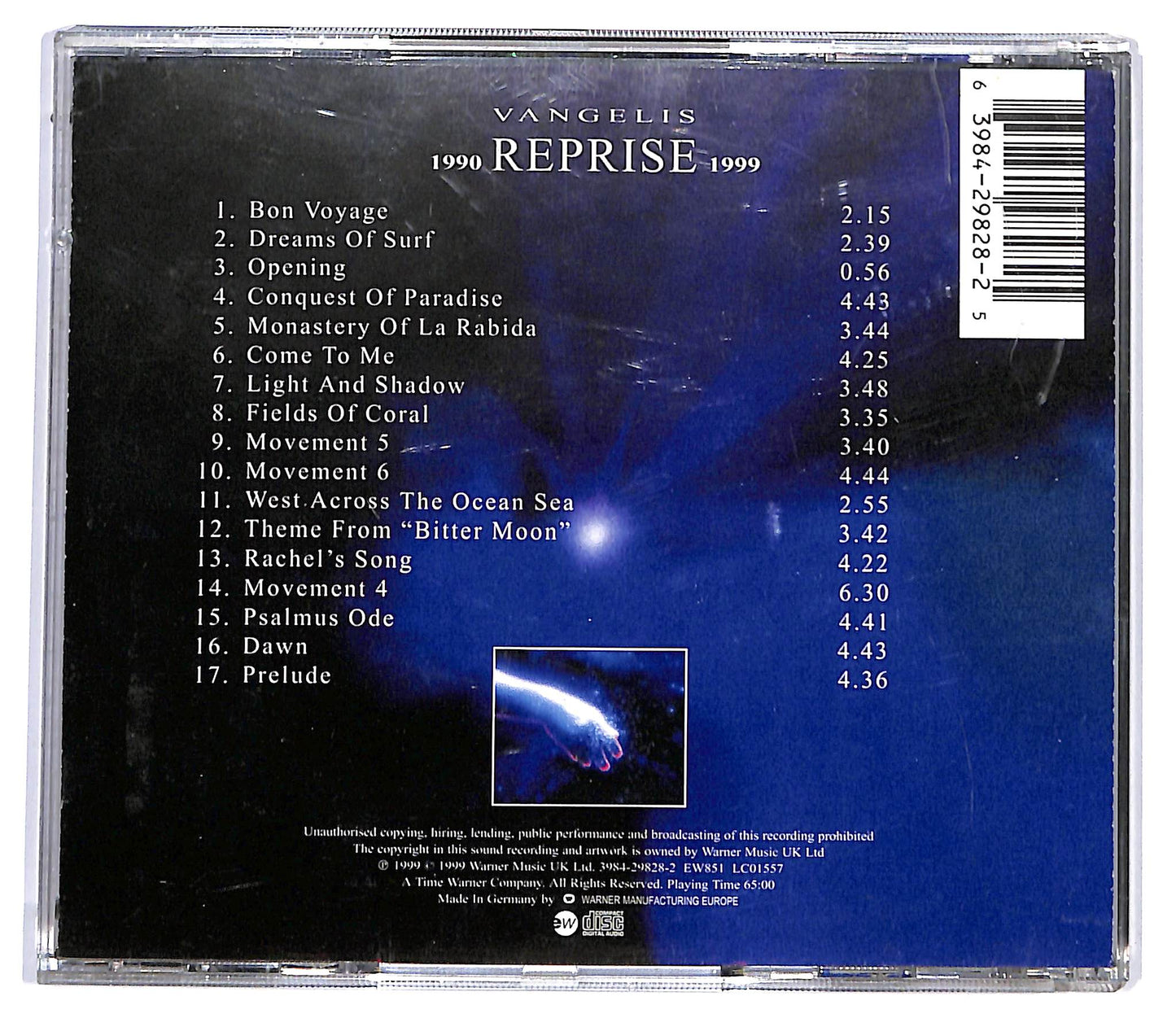 EBOND Vangelis - Reprise 1990-1999 CD CD127513