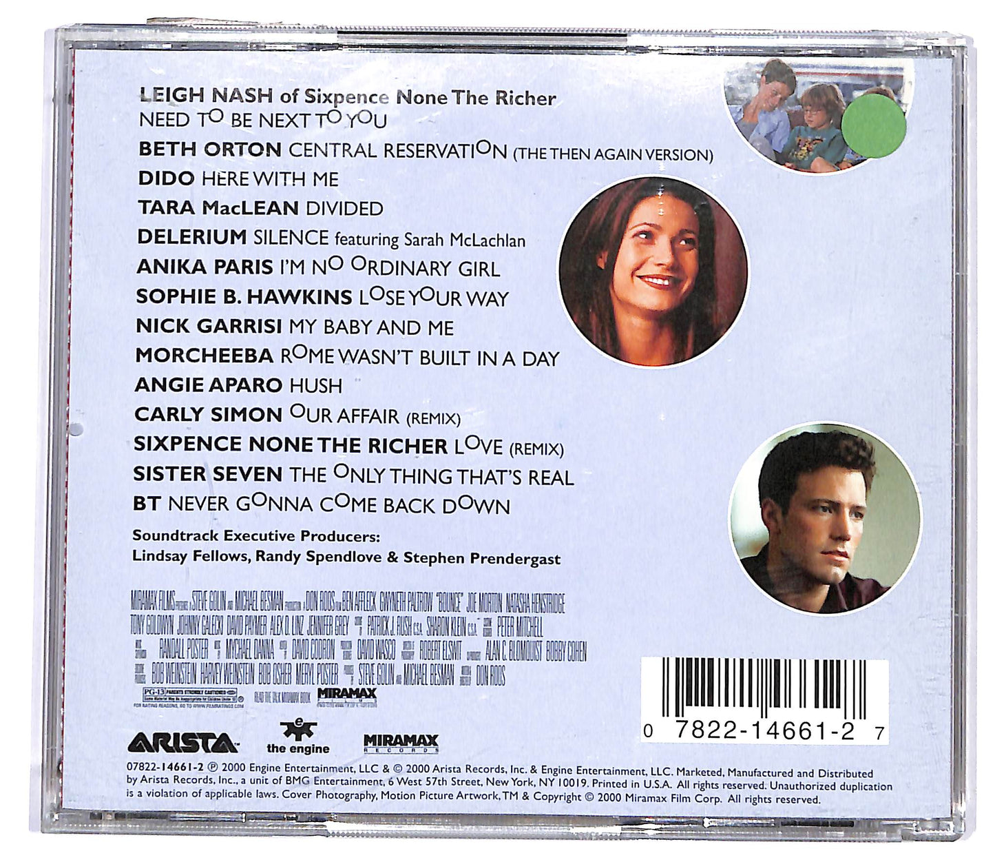 EBOND Bounce: Music From And Inspired By The Miramax Motion Picture CD CD127514