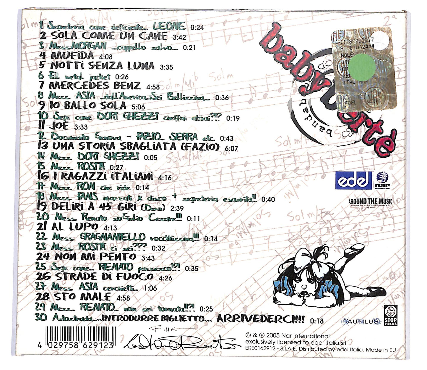 EBOND Loredana Berte - Babyberte DIGIPACK CD CD127518