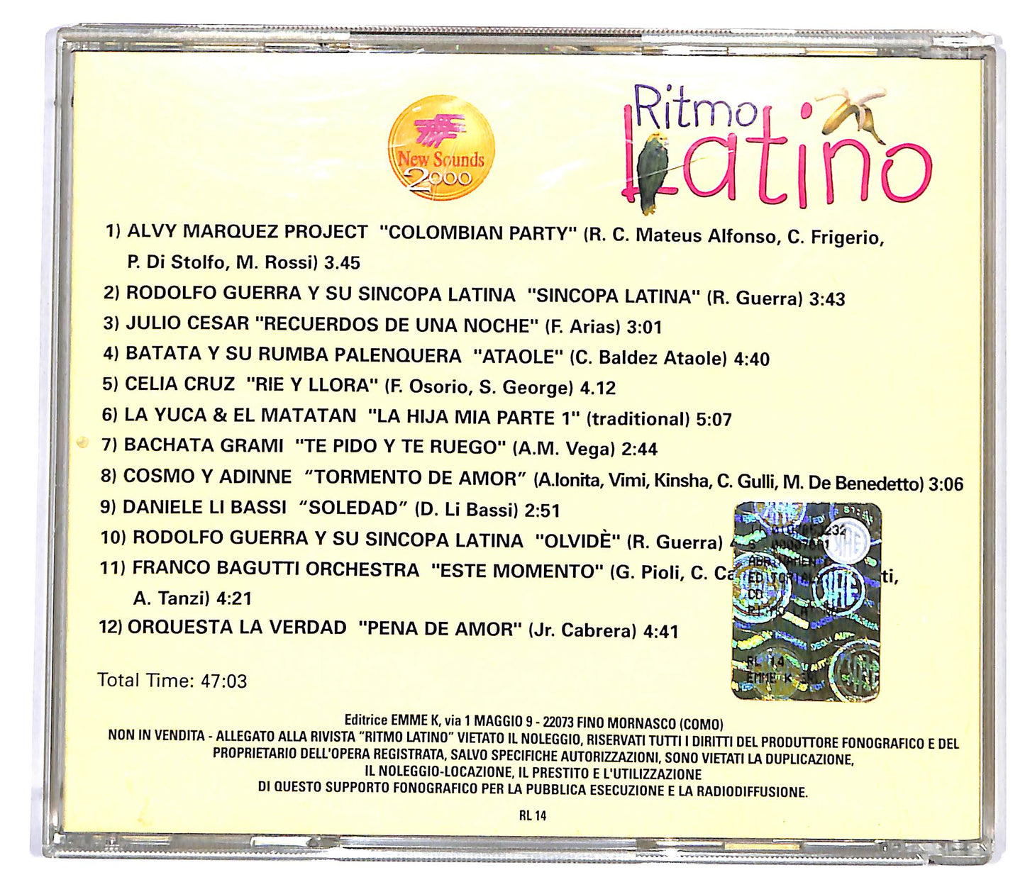 EBOND Various - Ritmo Latino Vol 14 EDITORIALE CD CD127524