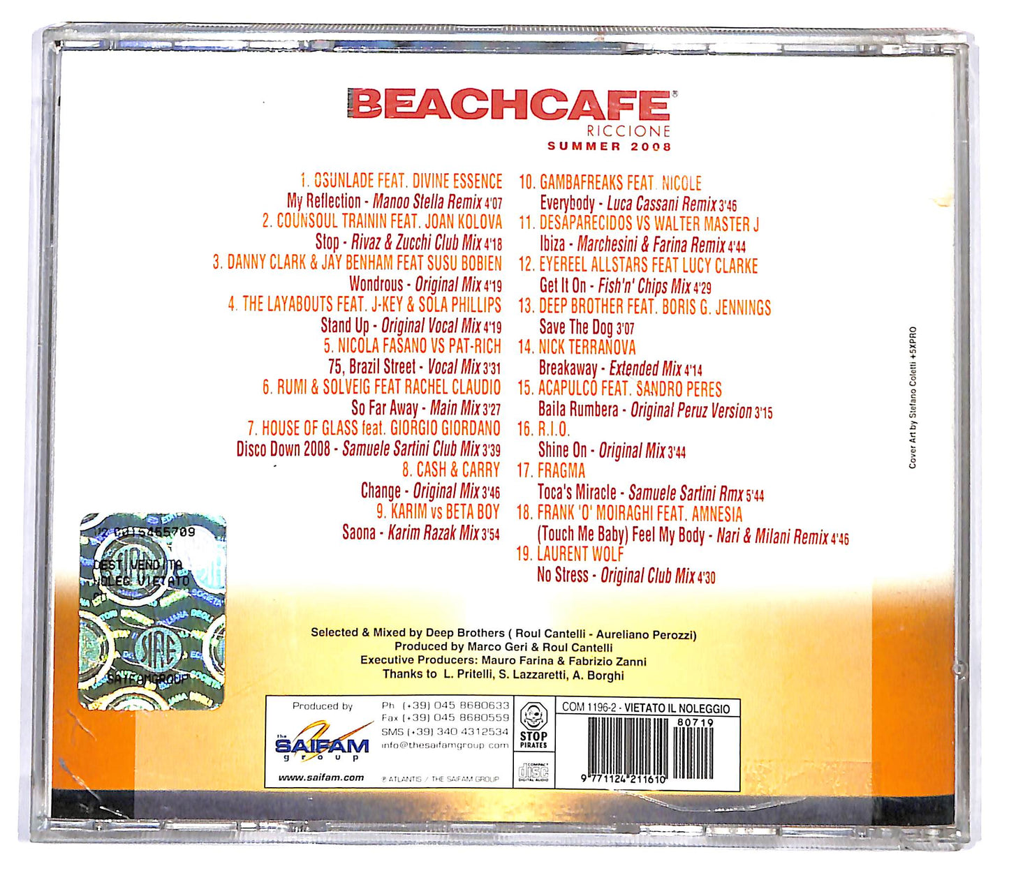 EBOND Various - Beachcafe® Riccione Summer 2008 CD CD127527