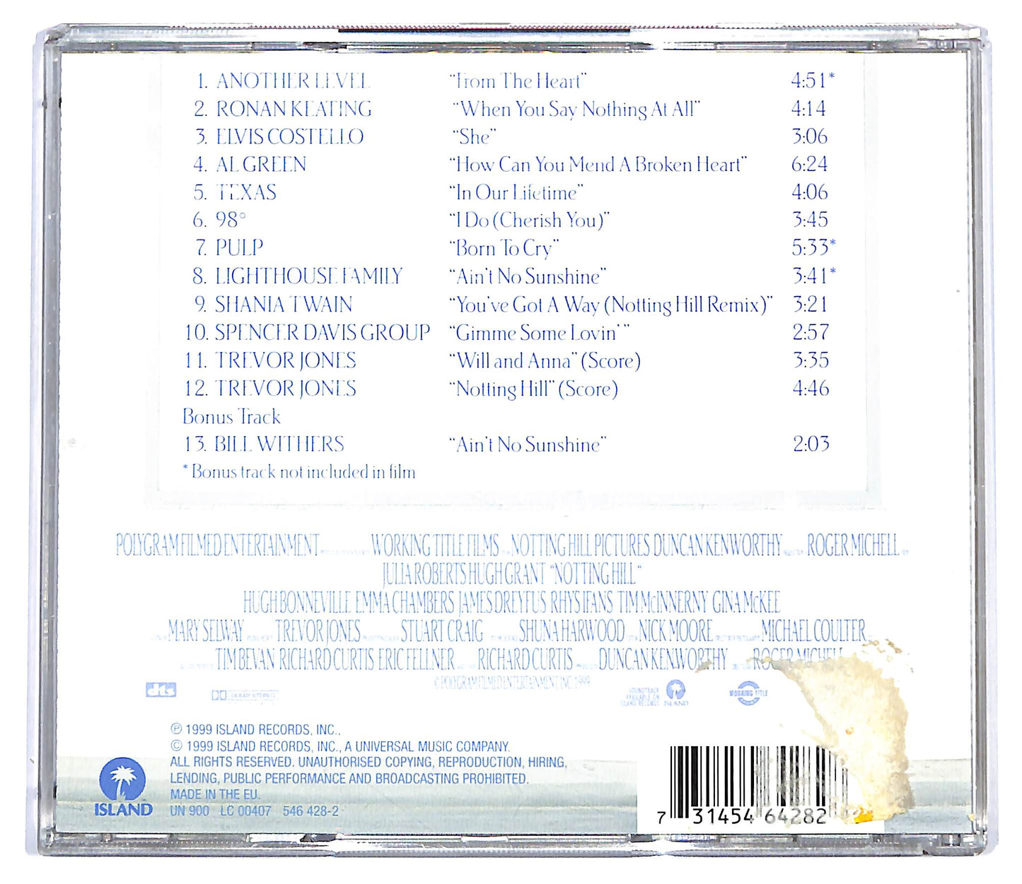 EBOND Various - Notting Hill CD CD127544