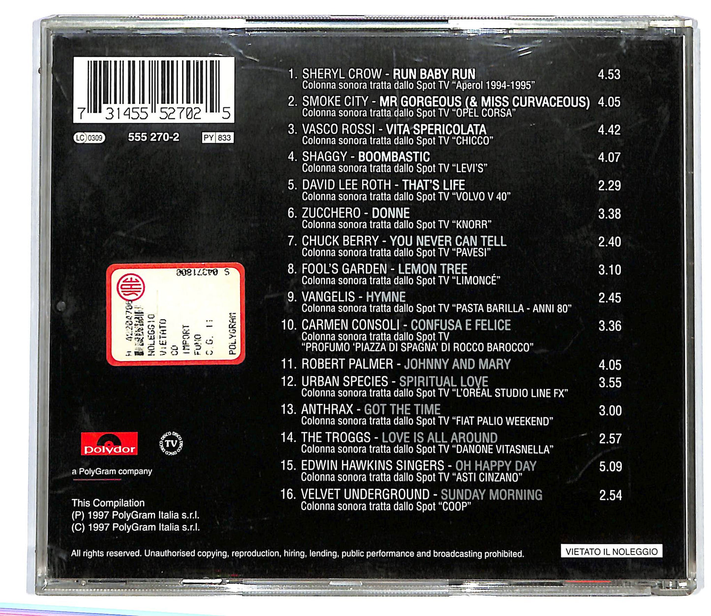 EBOND Various - The Best Of Top Of The Spot CD CD127635