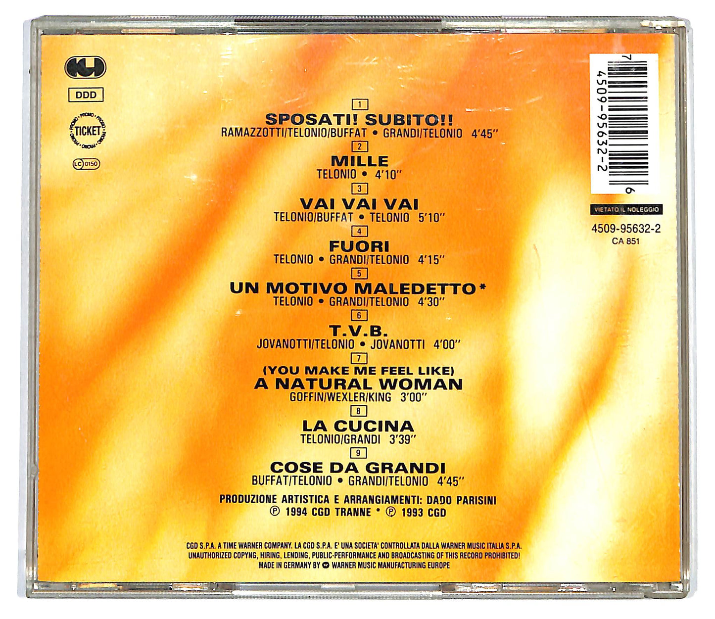 EBOND Irene Grandi - Irene Grandi CD CD127638