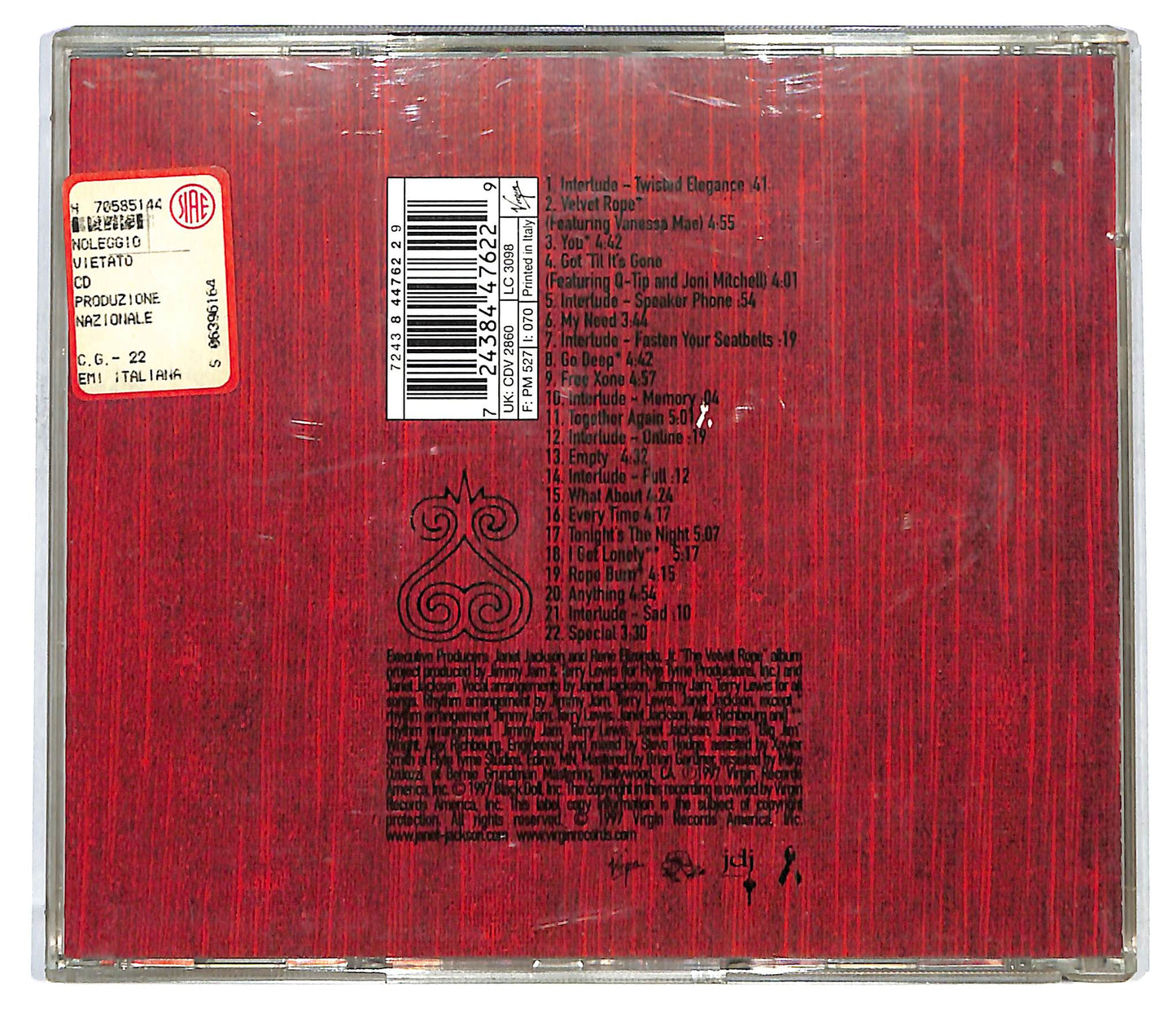EBOND Janet - The Velvet Rope CD CD127655