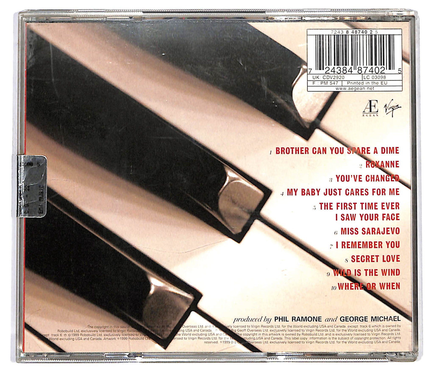 EBOND George Michael - Songs From The Last Century CD CD127701