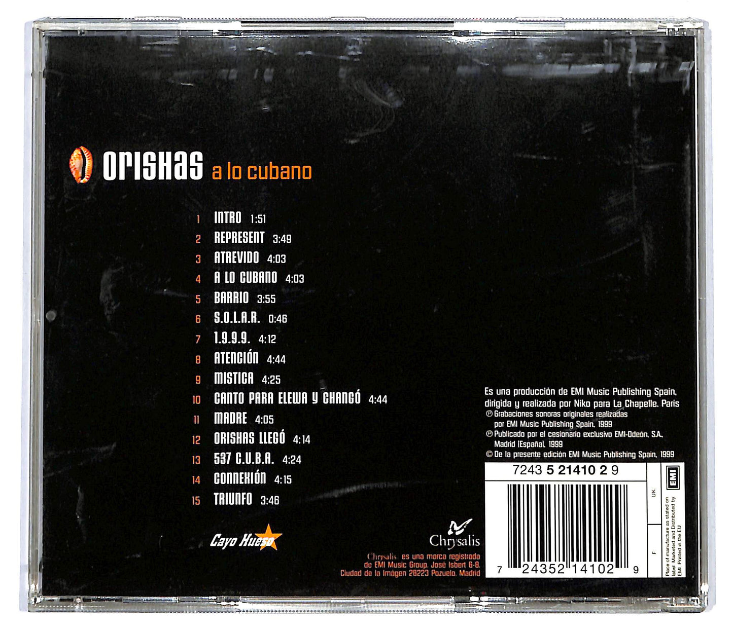 EBOND Orishas - A Lo Cubano CD CD127727