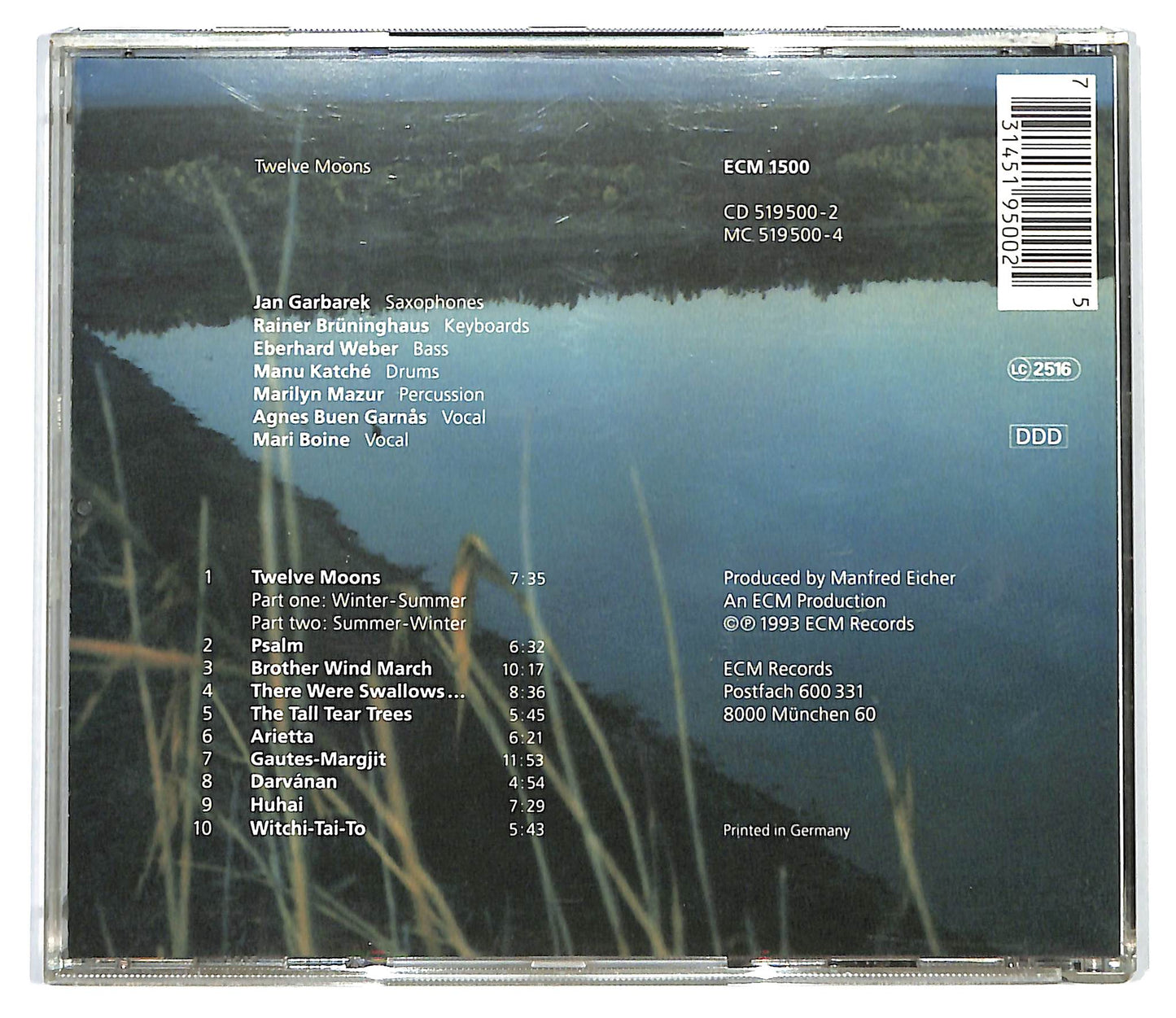 EBOND Jan Garbarek Group - Twelve Moons CD CD127729