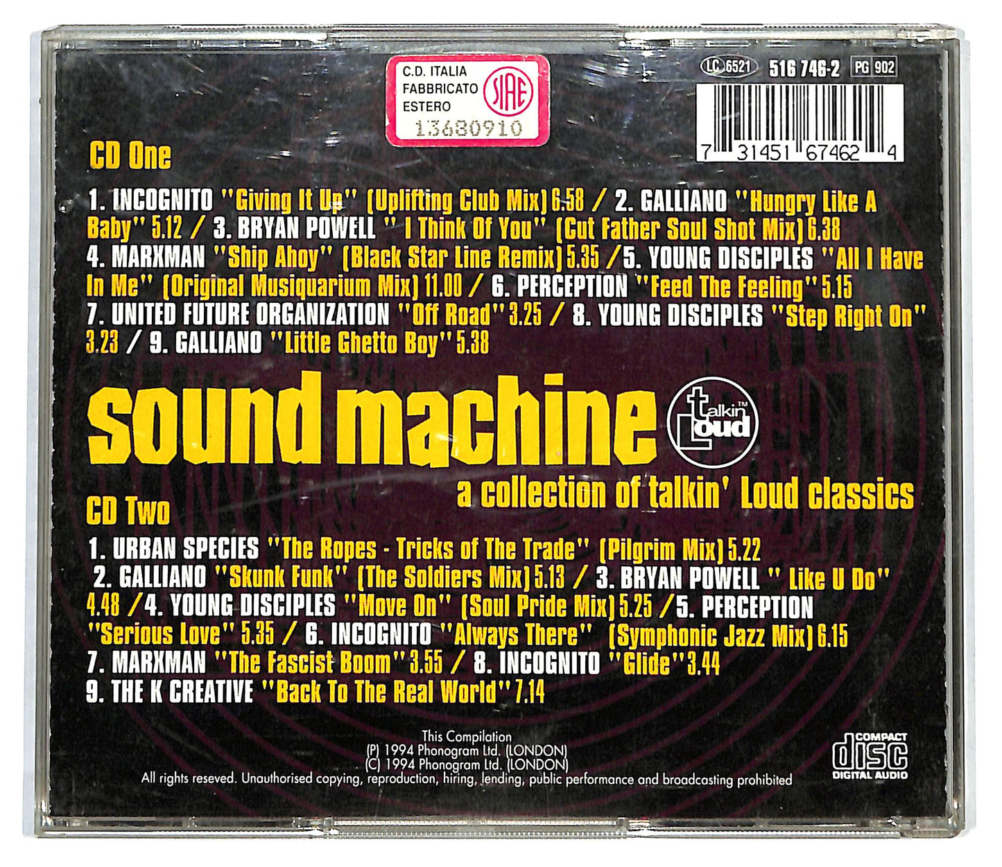 EBOND Various - Talkin' Loud Classics - Sound Machine CD CD127731