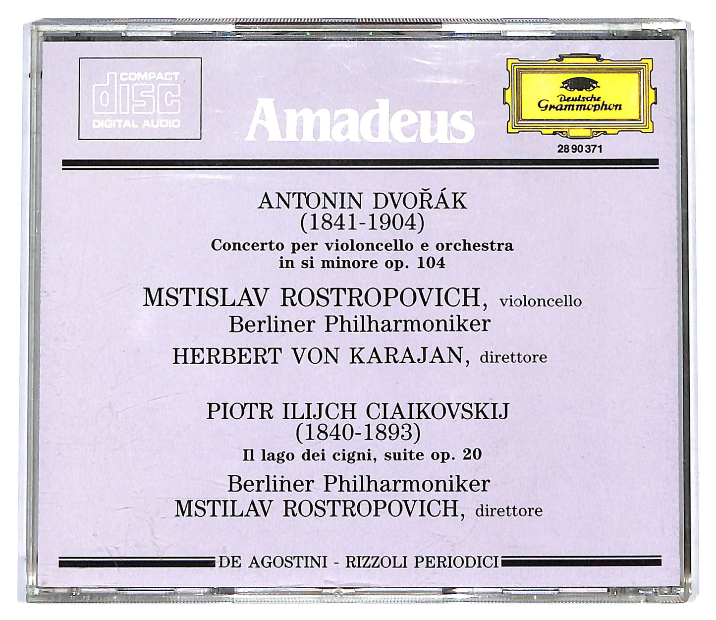 EBOND A. Dvorak P.I. Ciaikovskij - Il Lago Dei Cigni CD CD127740