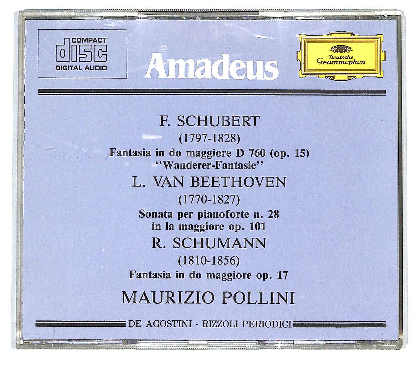 EBOND Schubert - Beethoven - Schumann - Pollini - Sonata N. 28 Op.101 CD CD127820