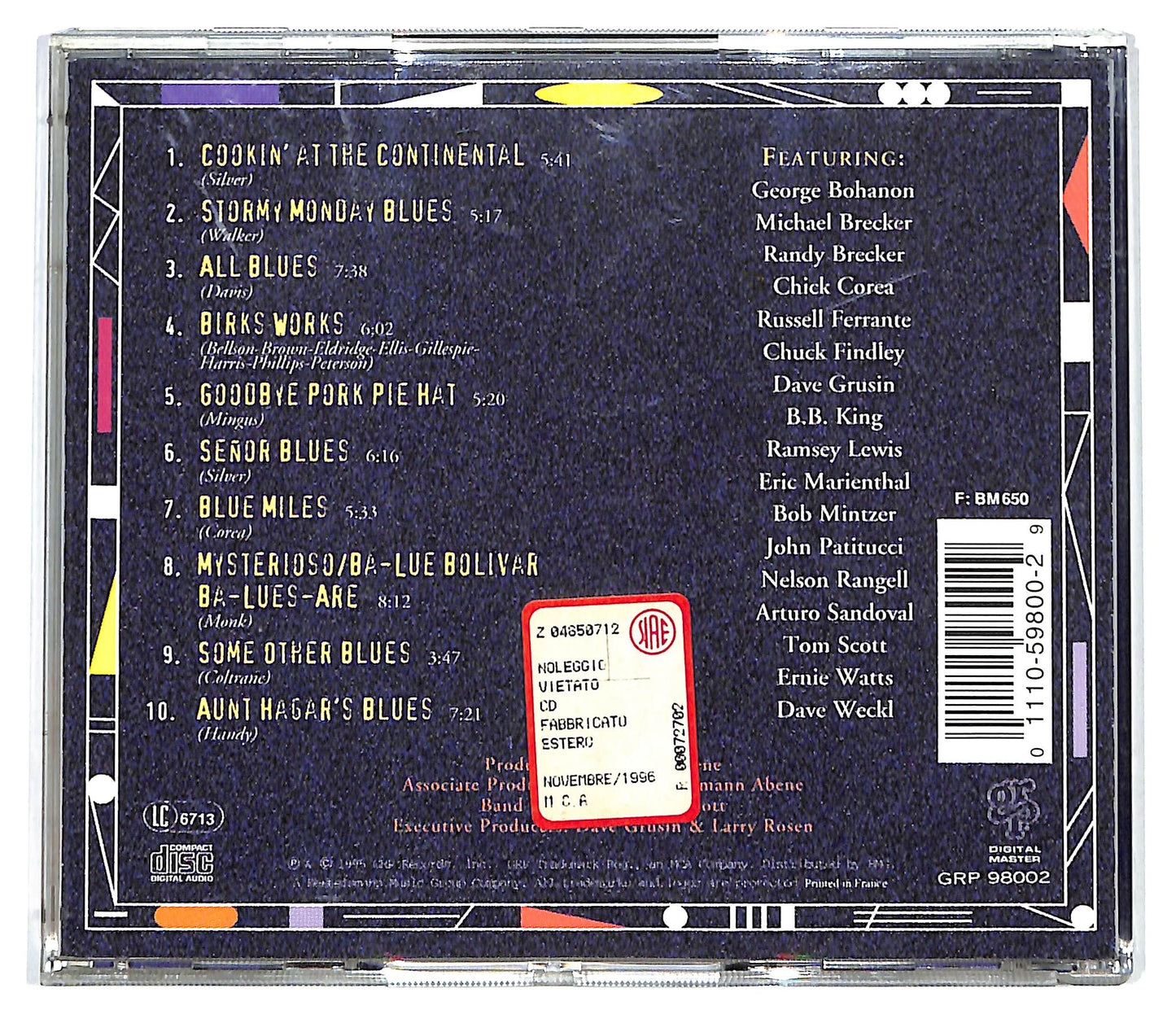 EBOND GRP All-Star Big Band - All Blues CD CD127837