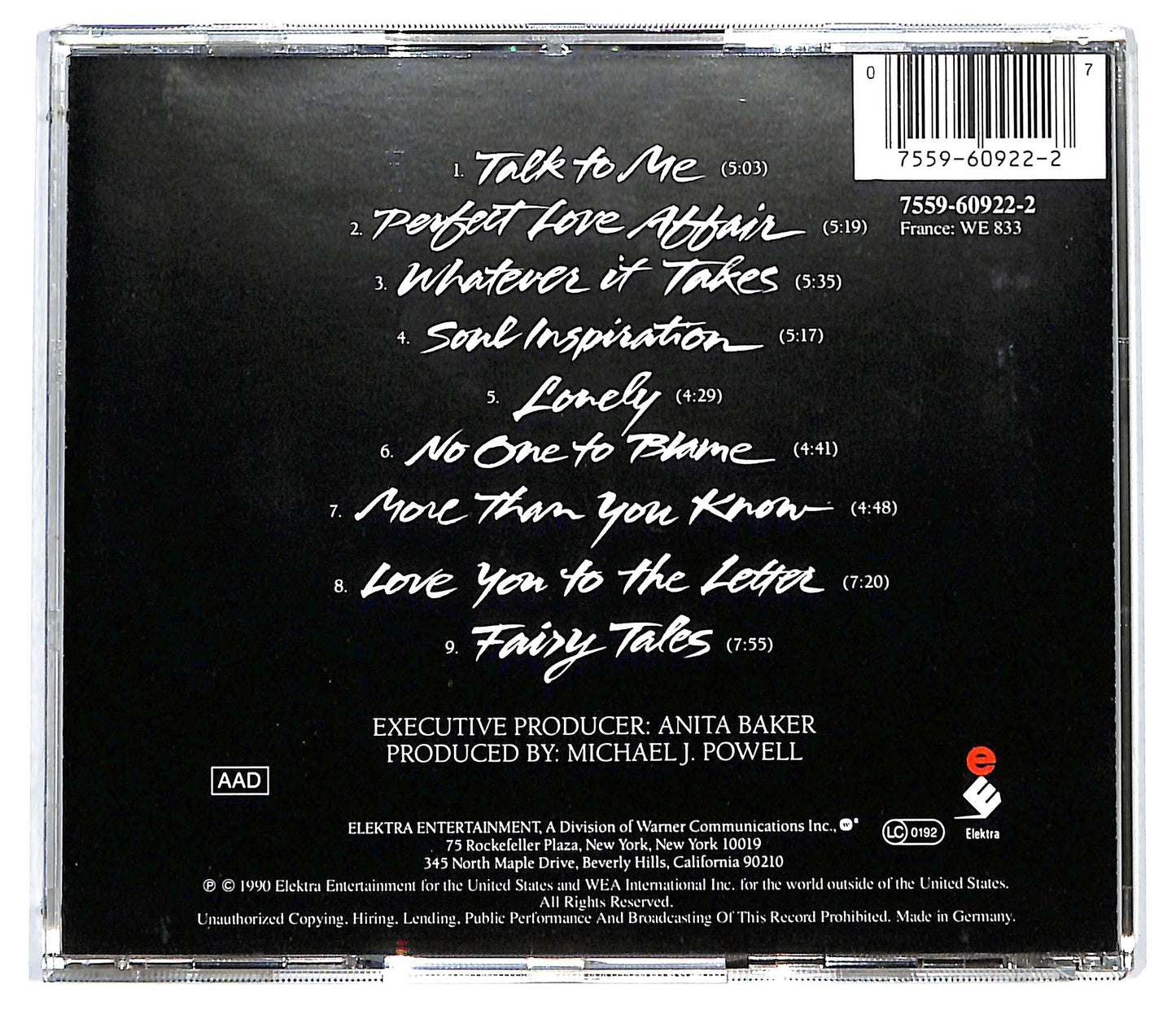 EBOND Anita Baker - Compositions CD CD127904