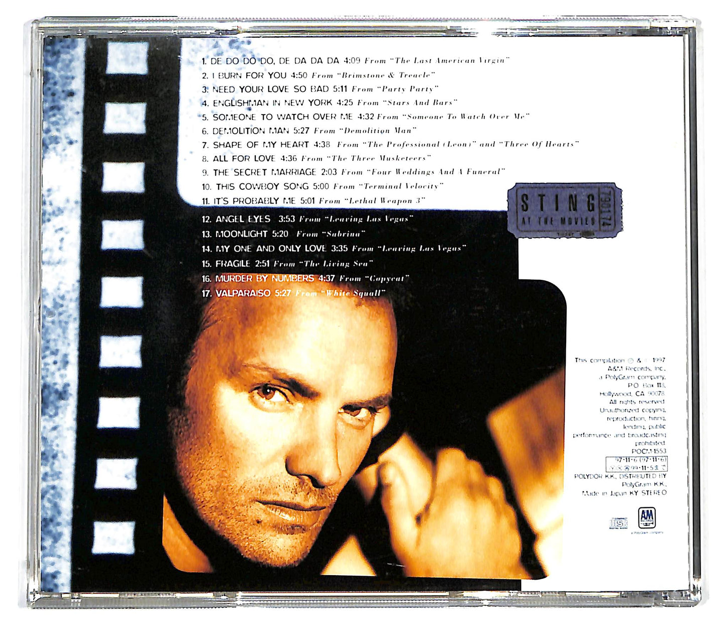 EBOND Sting - At The Movies CD CD127910