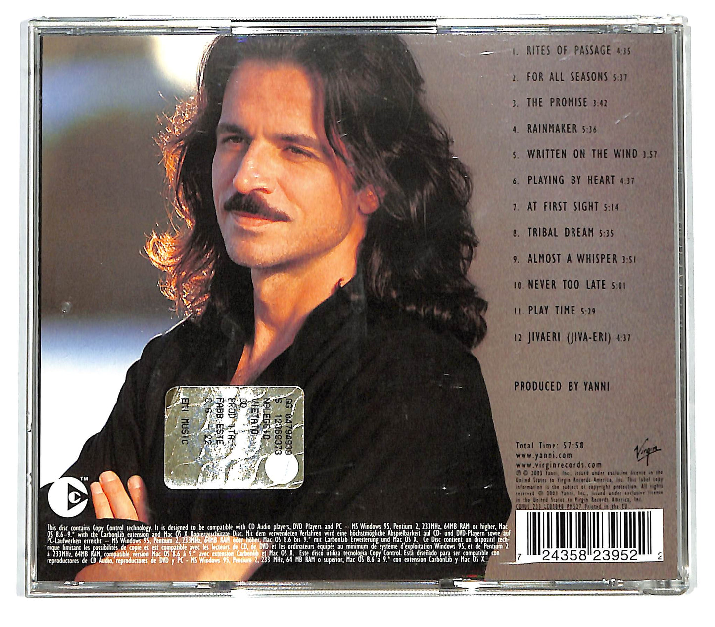 EBOND Yanni - Ethnicity CD CD127944