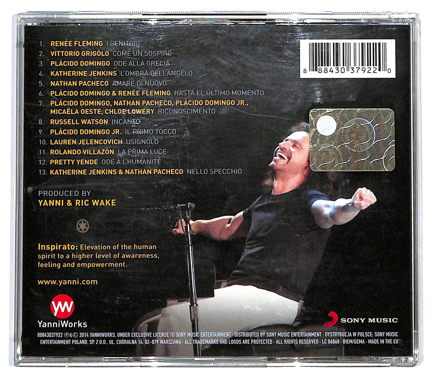 EBOND Yanni - Inspirato CD CD127949