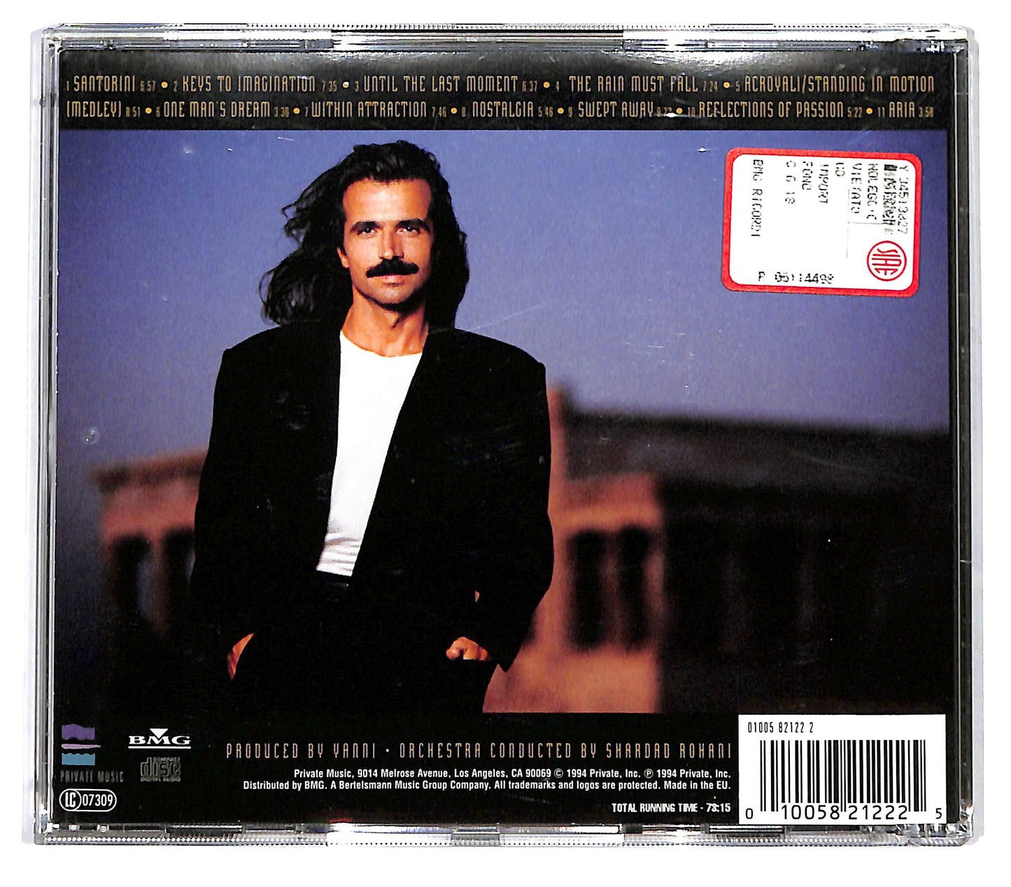 EBOND Yanni Royal Philharmonic Orchestra - Live At The Acropolis CD CD127958