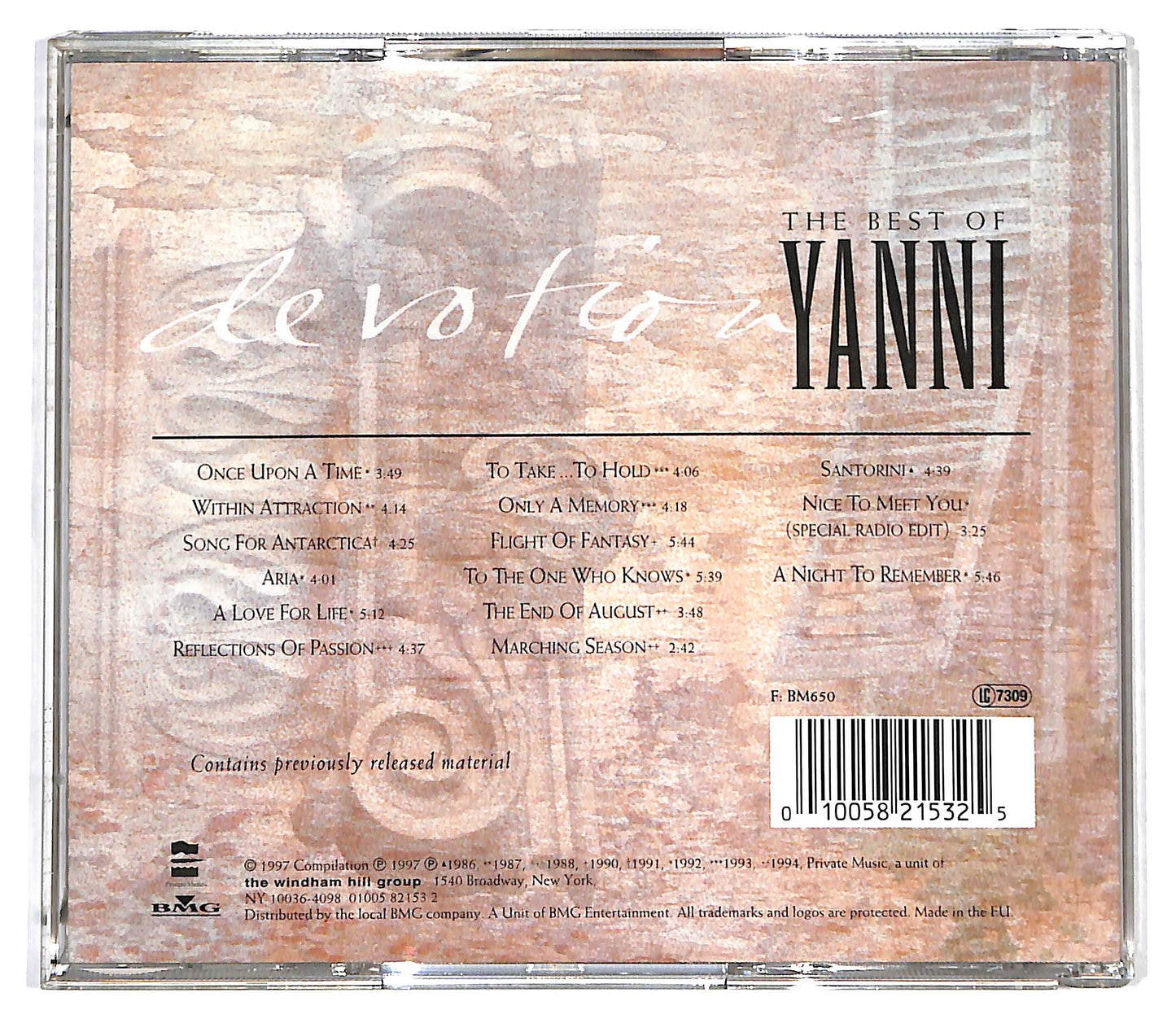 EBOND Yanni - Devotion: The Best Of Yanni CD CD127963